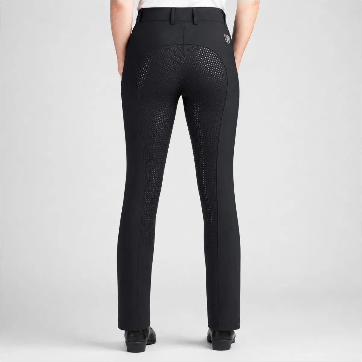 Damen Thermo Reithose Silikon Vollbesatz DryRide JODHPUR BREECHES schwarz