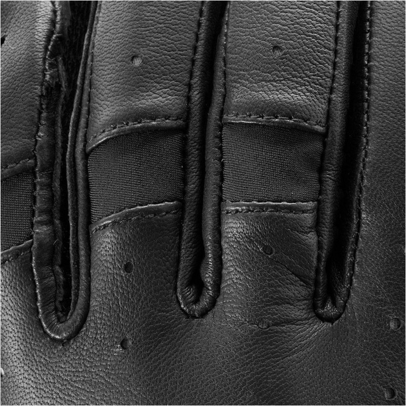Reithandschuhe mit Druckknopf TRADITION schwarz