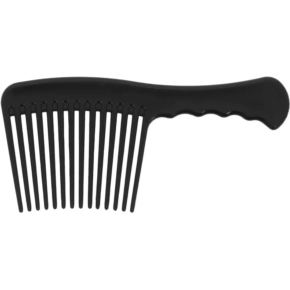 Kamm mit großen Zähnen SOFT schwarz Kamm mit großen Zähnen SOFT schwarz