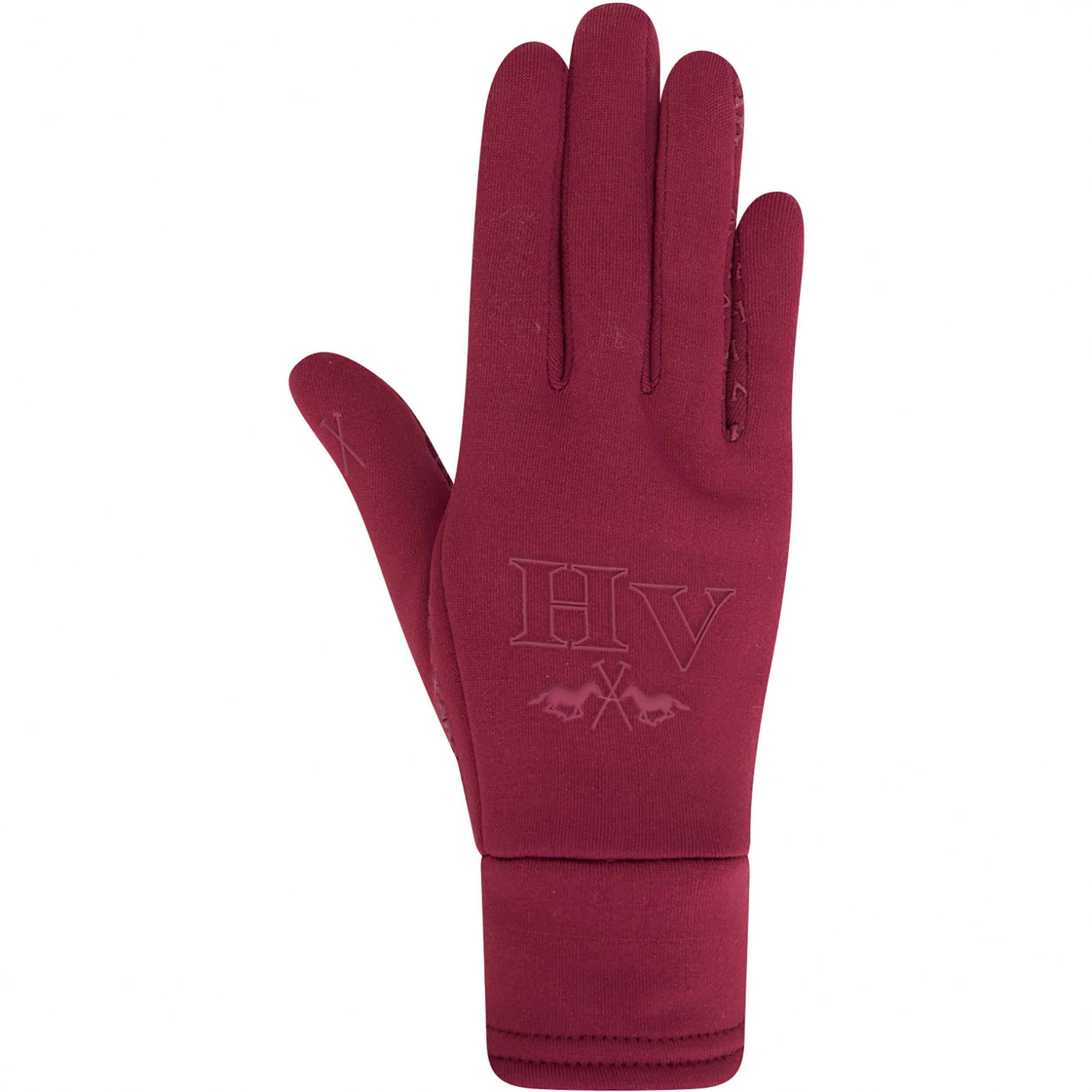 Winter Damen Reithandschuhe bordeaux