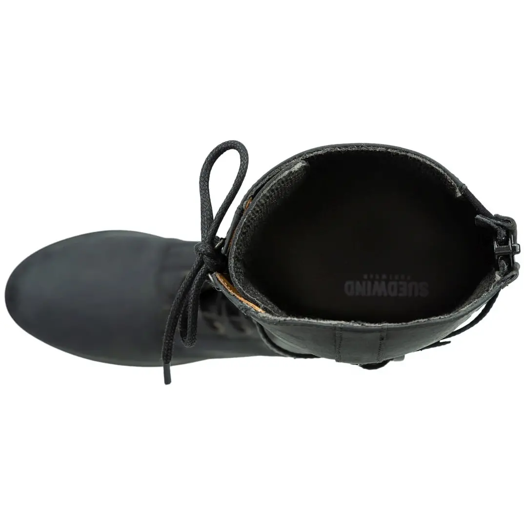Damen Reitstiefel LONGFORD ALL YEAR Echtleder waxy black