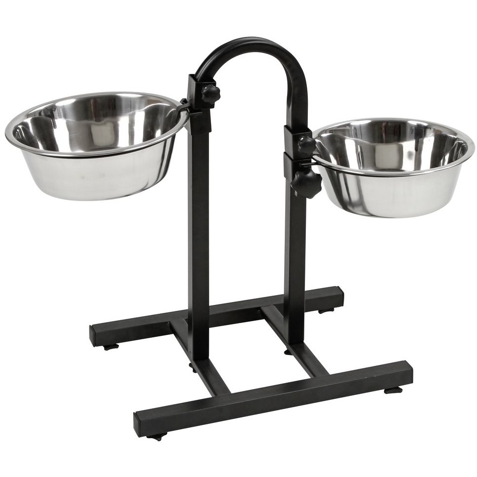 Futterbar inkl. Näpfe beidseitig höhenverstellbar DELUXE 2x2800ml Futterbar inkl. Näpfe beidseitig höhenverstellbar DELUXE 2x2800ml