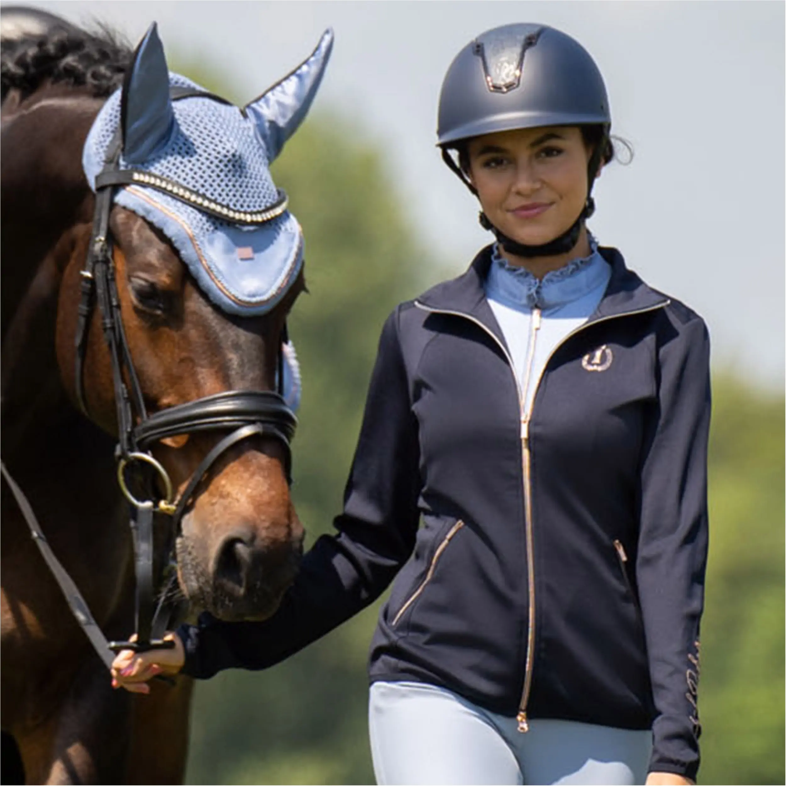 Damen Sweatjacke Tech IRHSporty Sparks navy