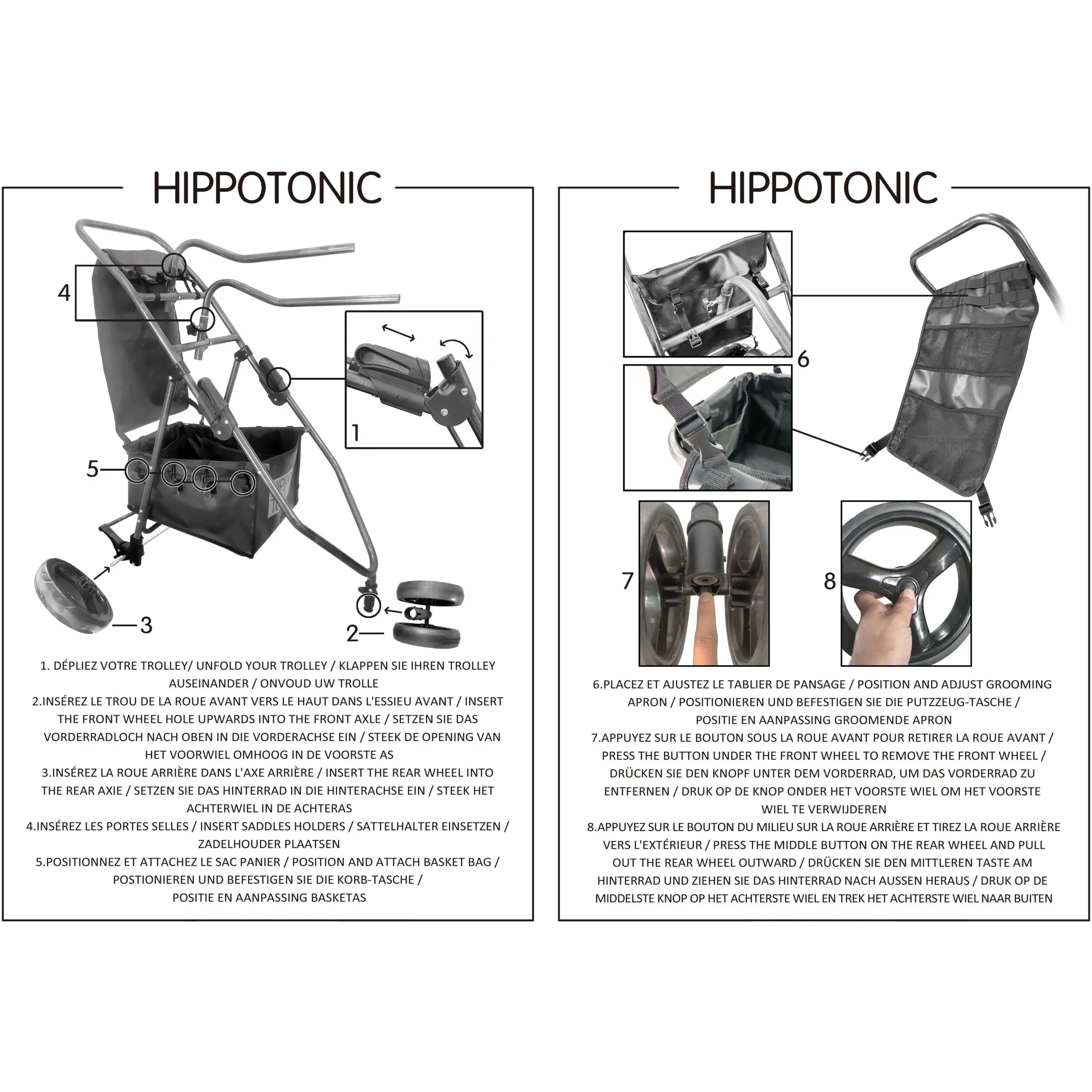 Sattelwagen faltbar schwarz Sattelwagen faltbar schwarz