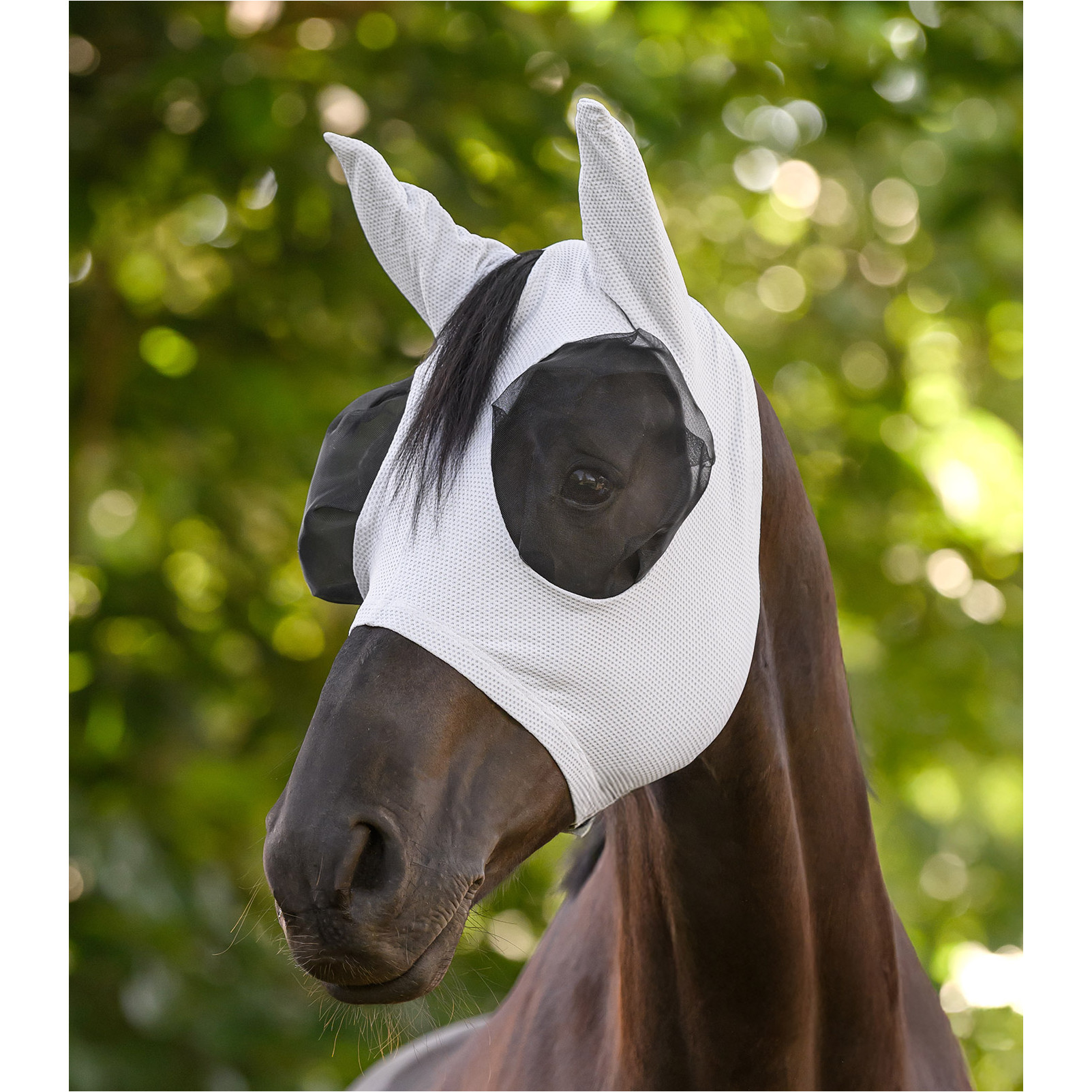 Fliegenmaske PUCK BREATH silbergrau Fliegenmaske PUCK BREATH silbergrau