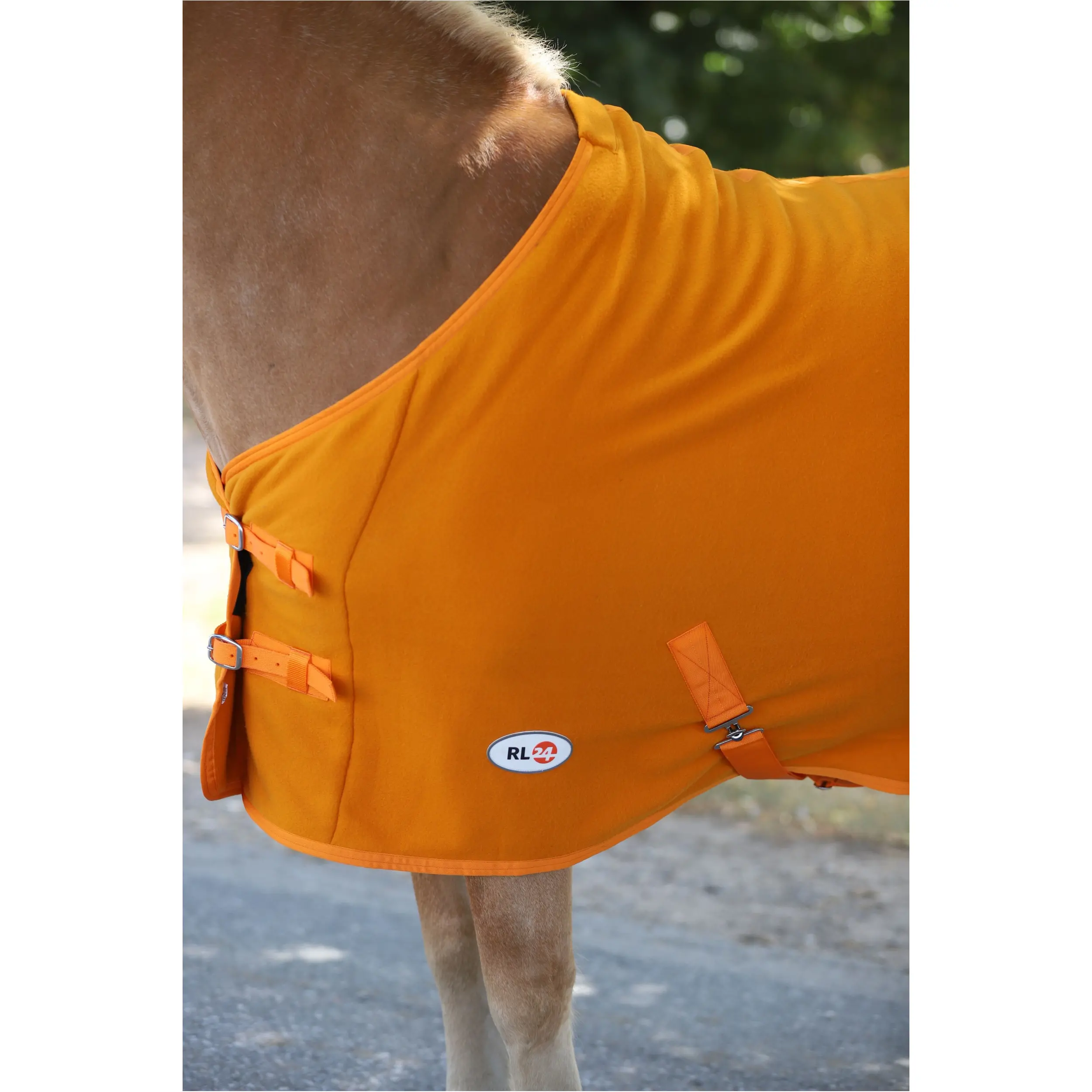 Abschwitzdecke mit Kreuzgurt BASICLINE rost Abschwitzdecke mit Kreuzgurt BASICLINE rost