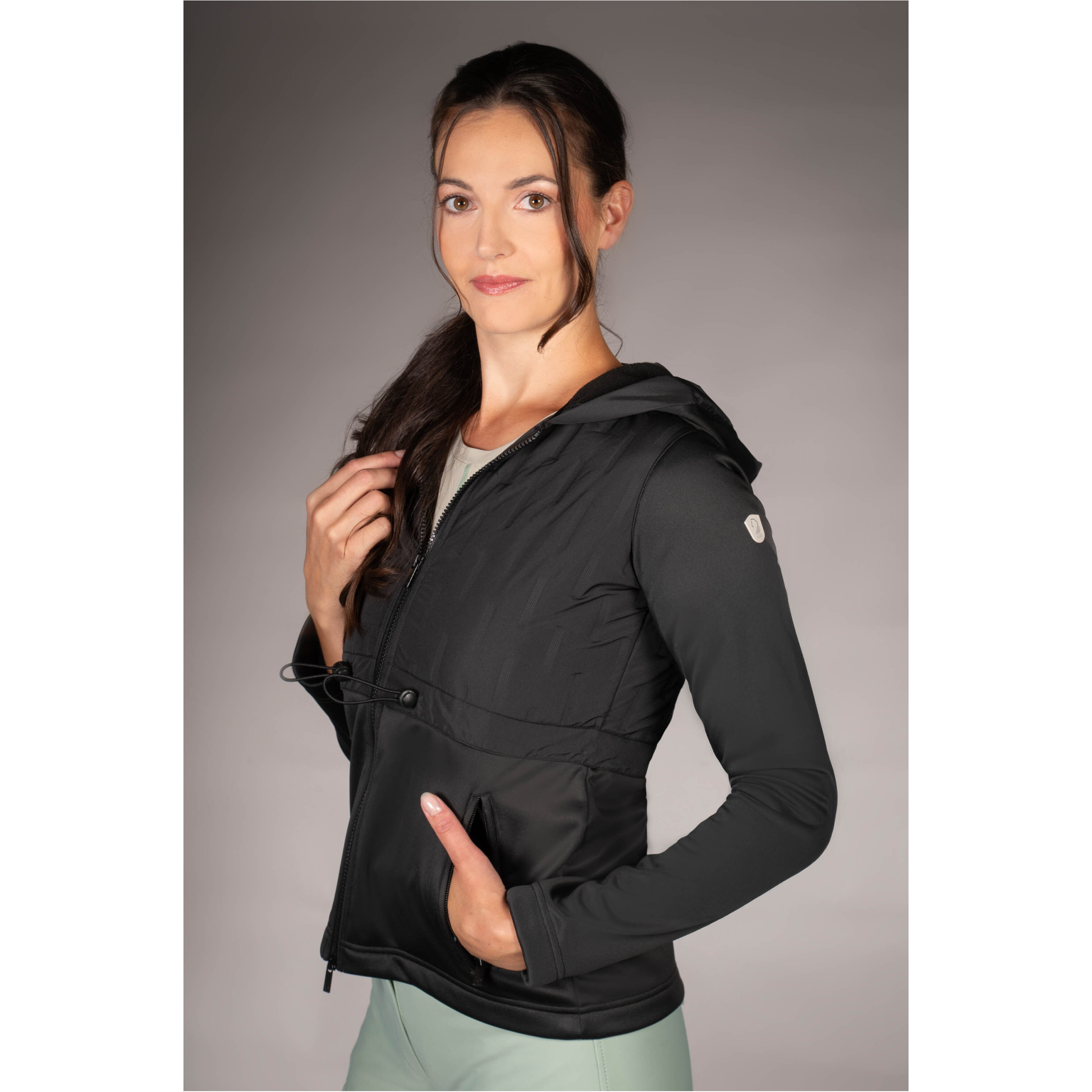 Damen Reitjacke LIMONE schwarz