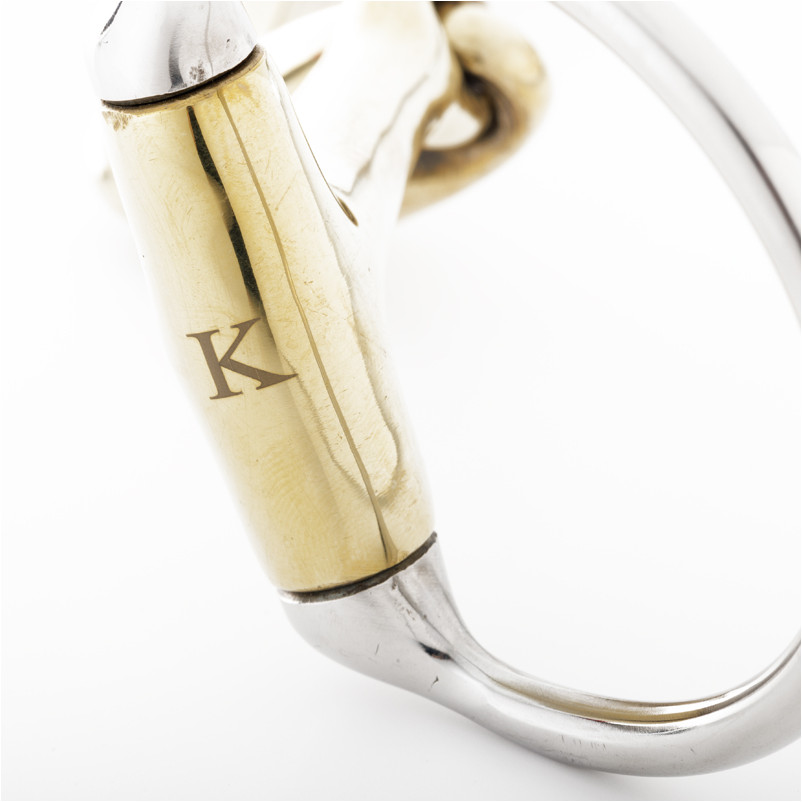 Olivenkopfgebiss doppelt gebrochen KAVALBIT 16mm