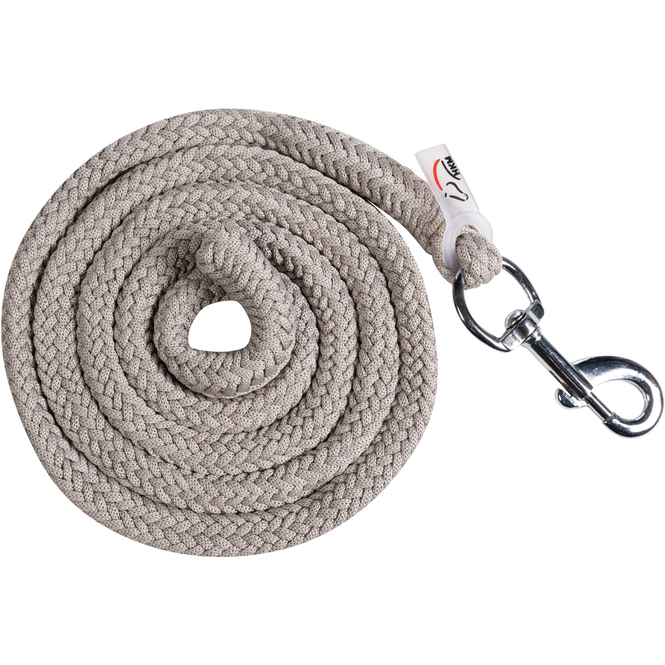 Führstrick mit Karabinerhaken STAR beige 180cm
