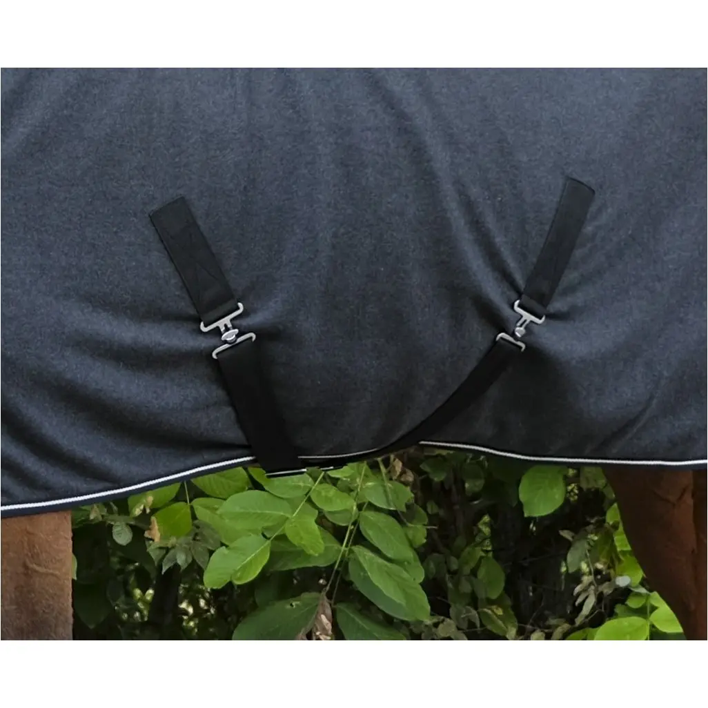 Abschwitzdecke CHINÉ meliert grau Abschwitzdecke CHINÉ meliert grau