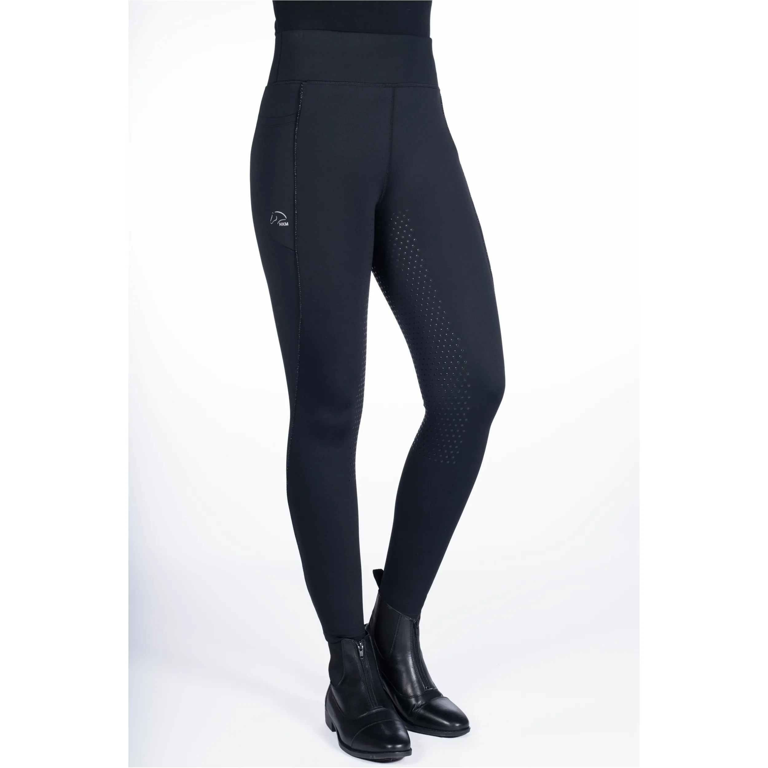 Damen Reitleggings Silikon Vollbesatz ALICE schwarz