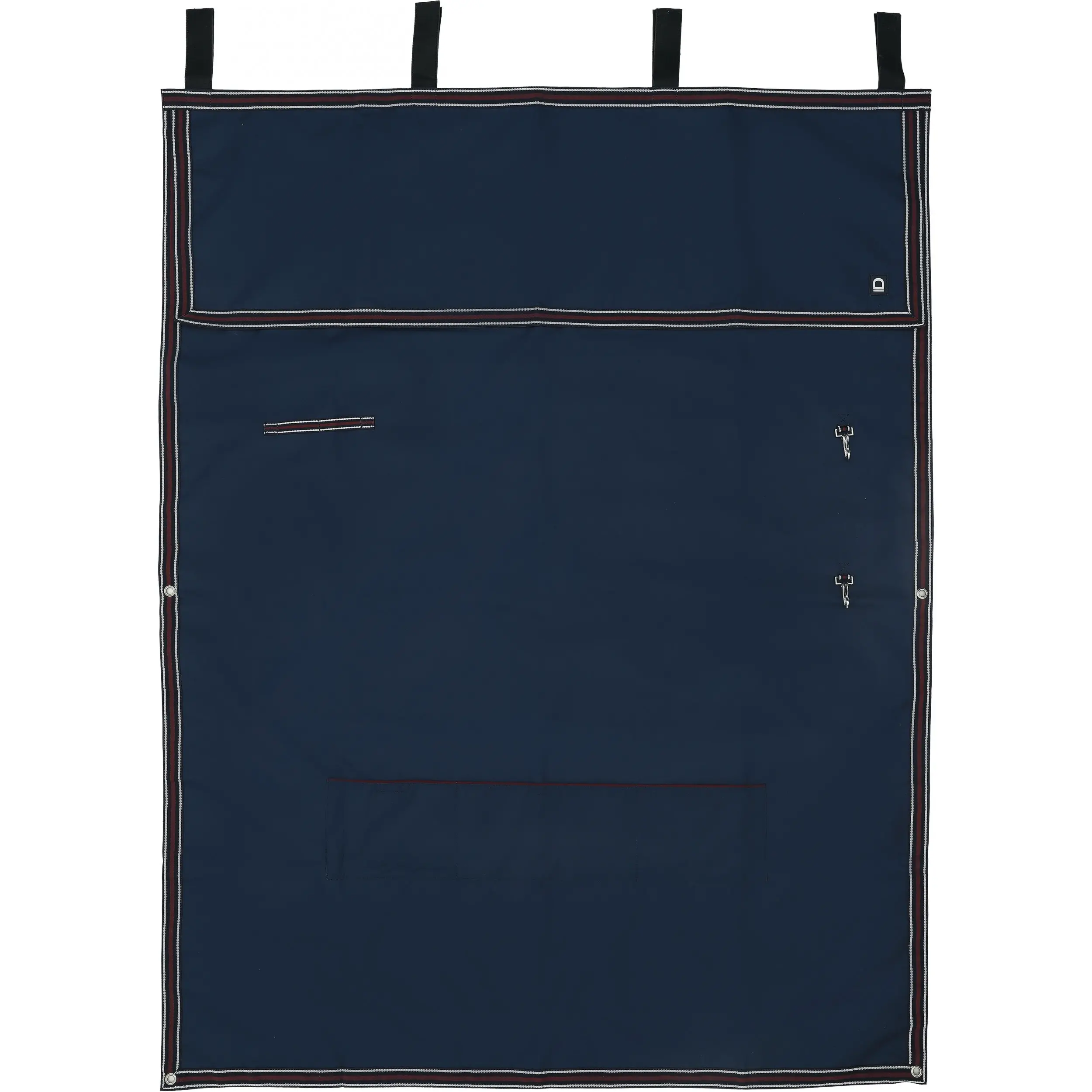 Boxenvorhang blau