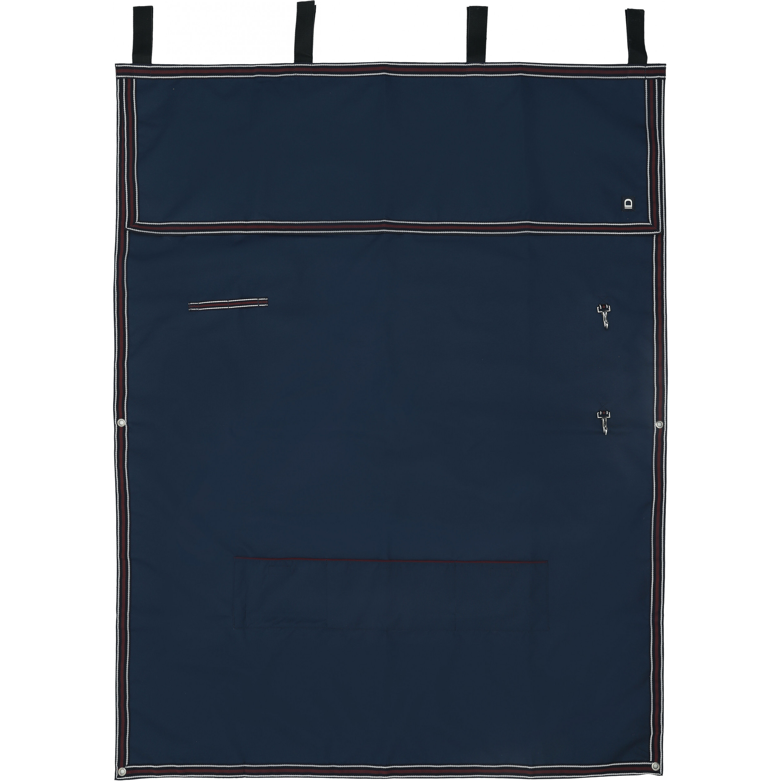 Boxenvorhang blau