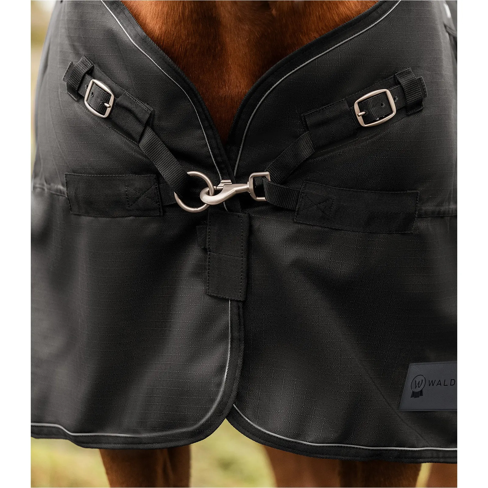 Outdoordecke High Neck Light 1200D SCANDIC schwarz