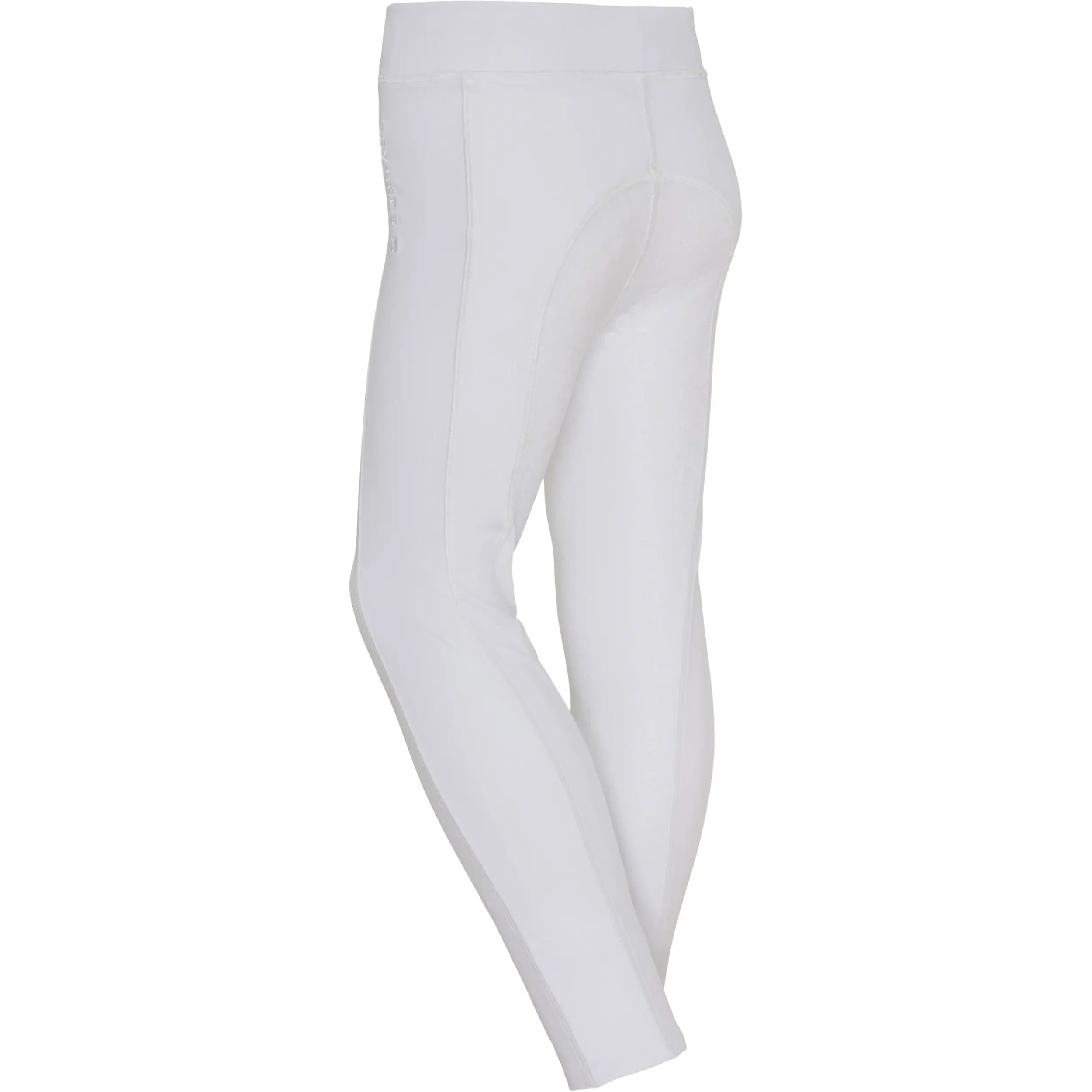 Kinder Reitleggings Silikon Vollbesatz MOLLY weiß