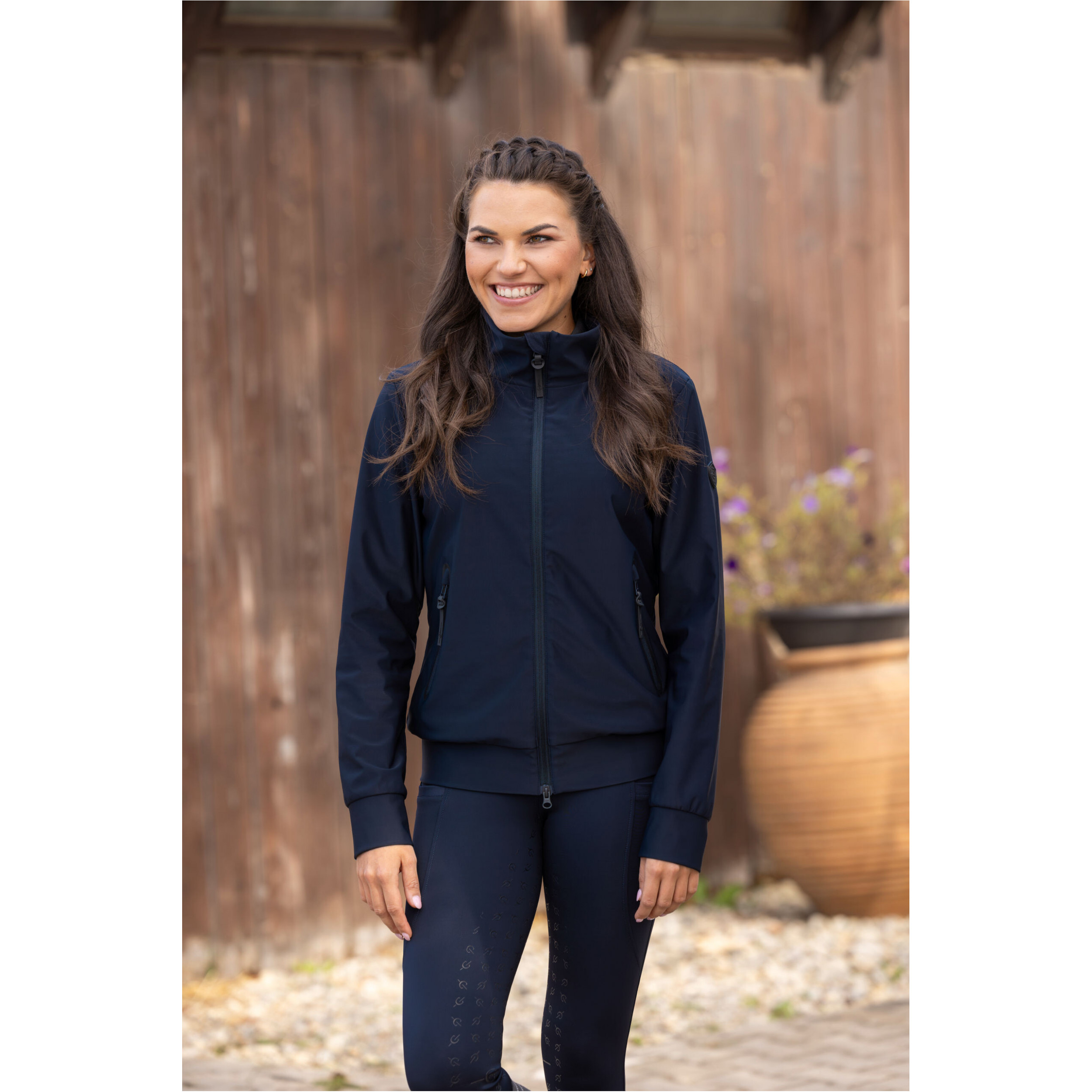 Damen Blousonjacke dark navy