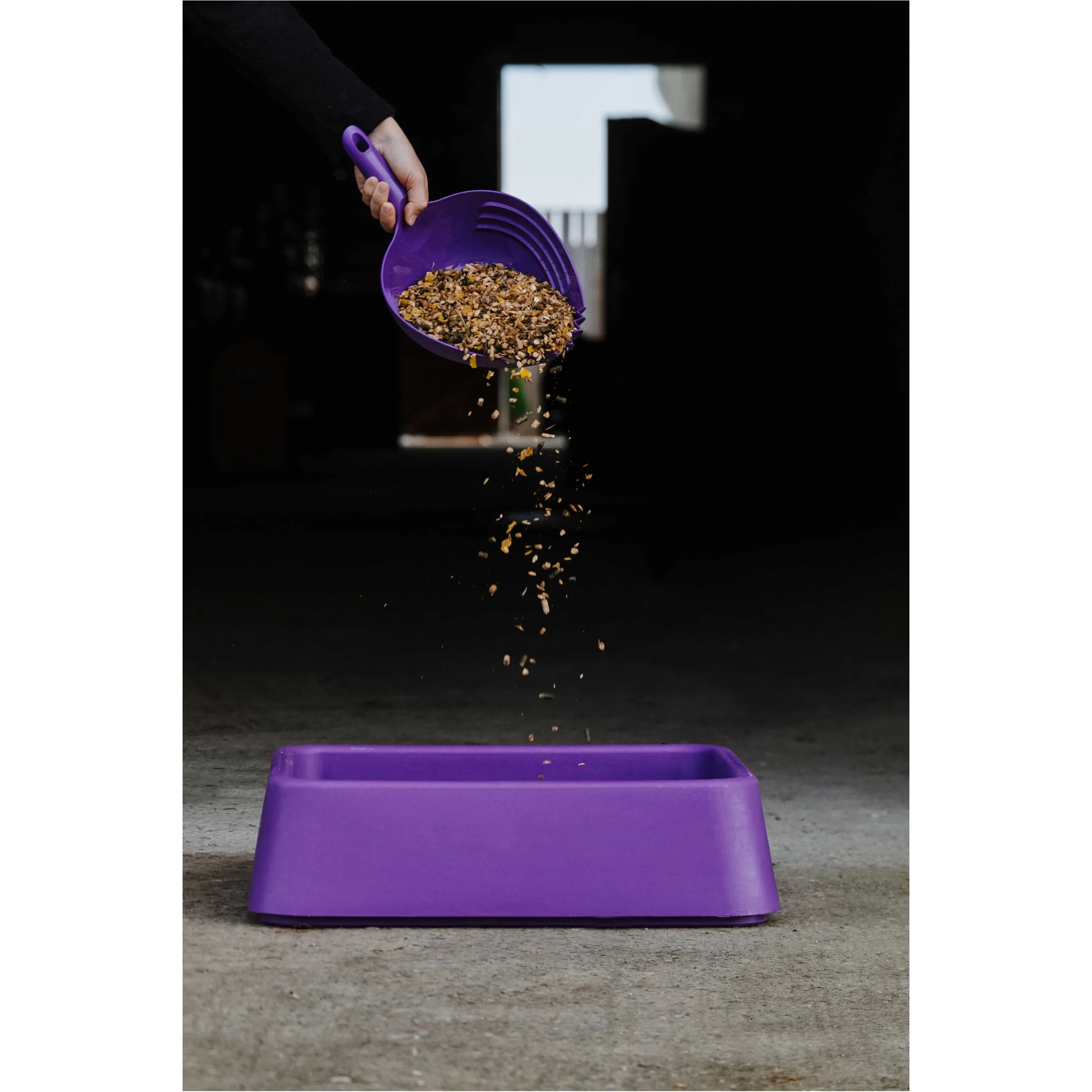 Anti-Schling-Futtertrog violett