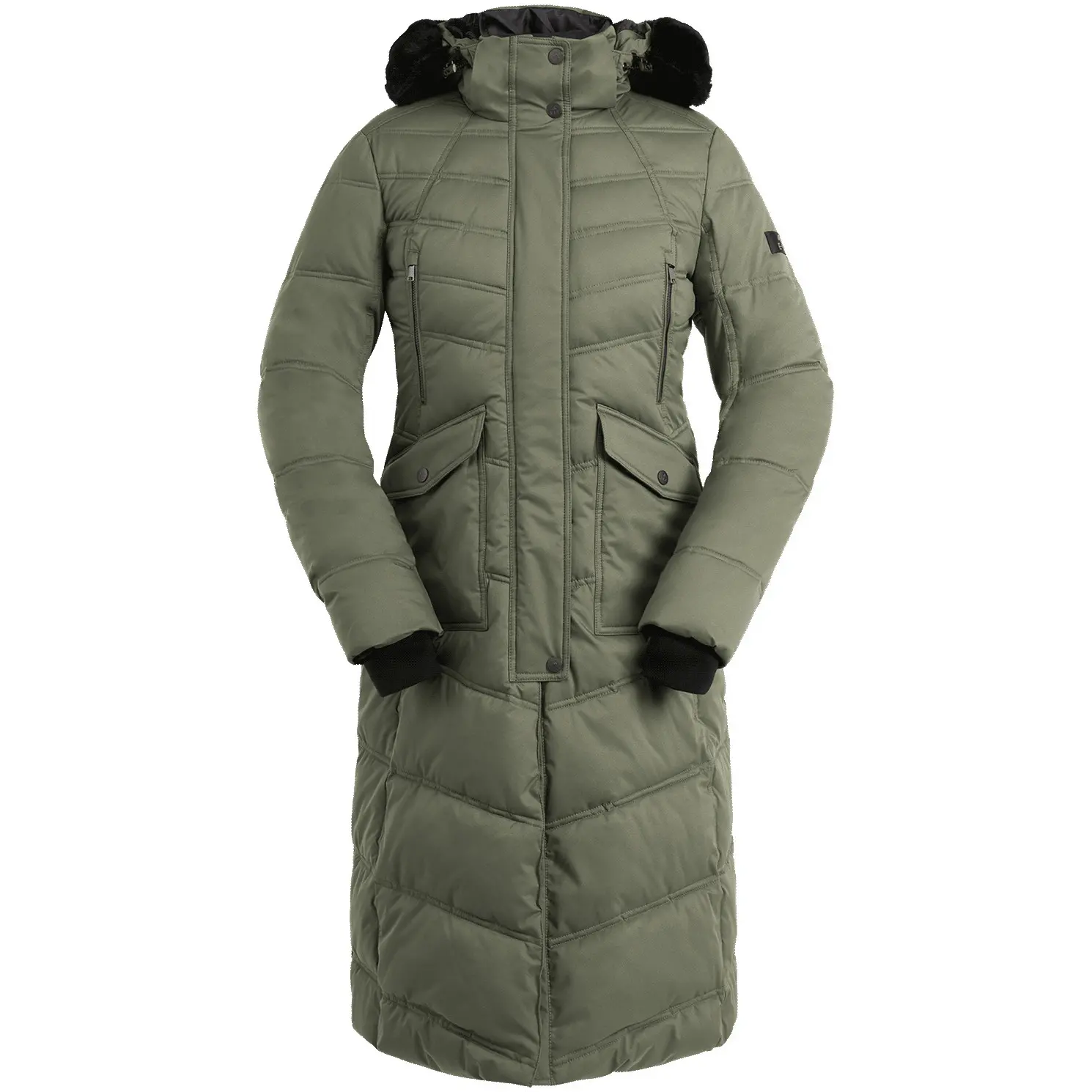 Damen Thermomantel SOPHIA olive