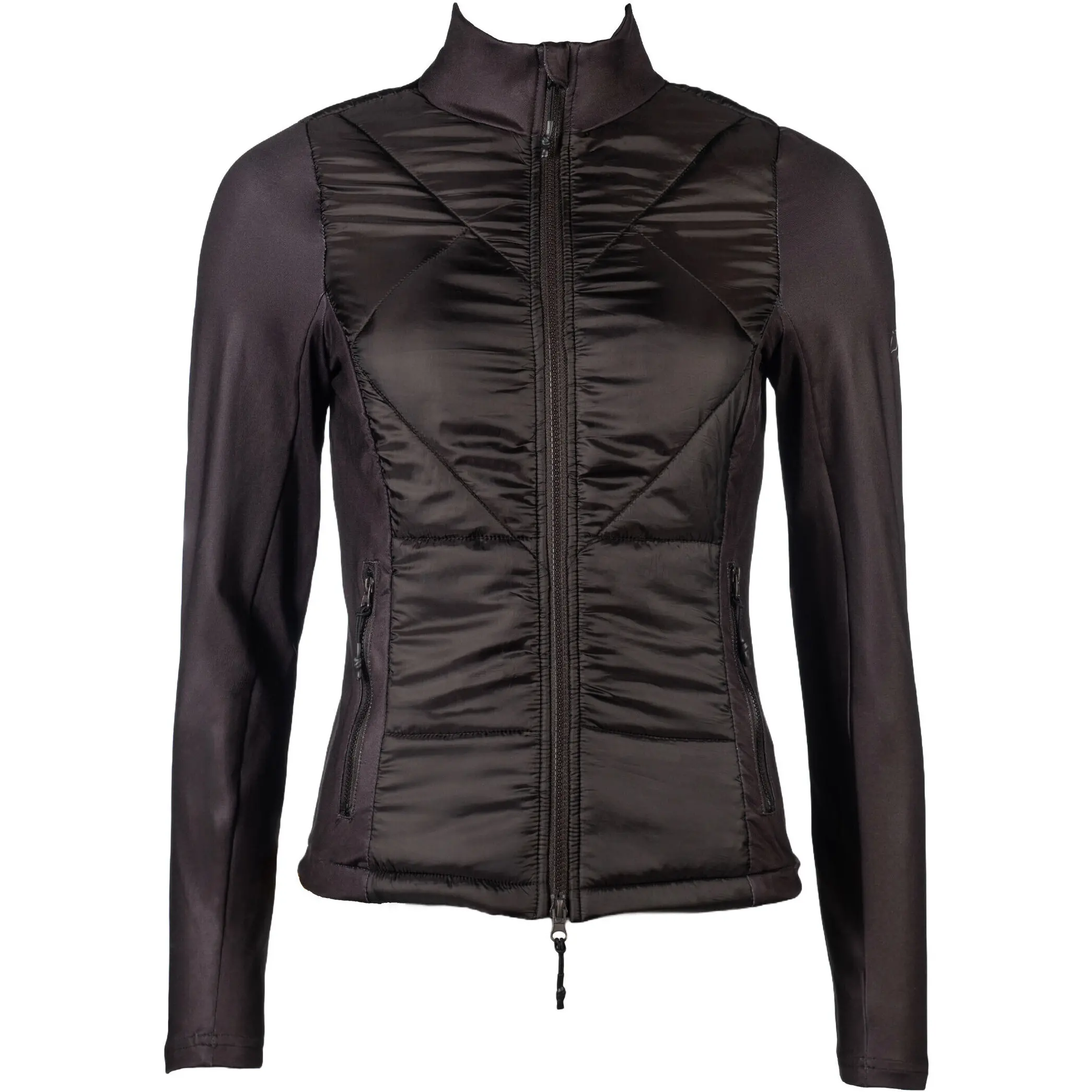 Kinder Jersey-/Nylonjacke PRAG II STYLE dunkelbraun