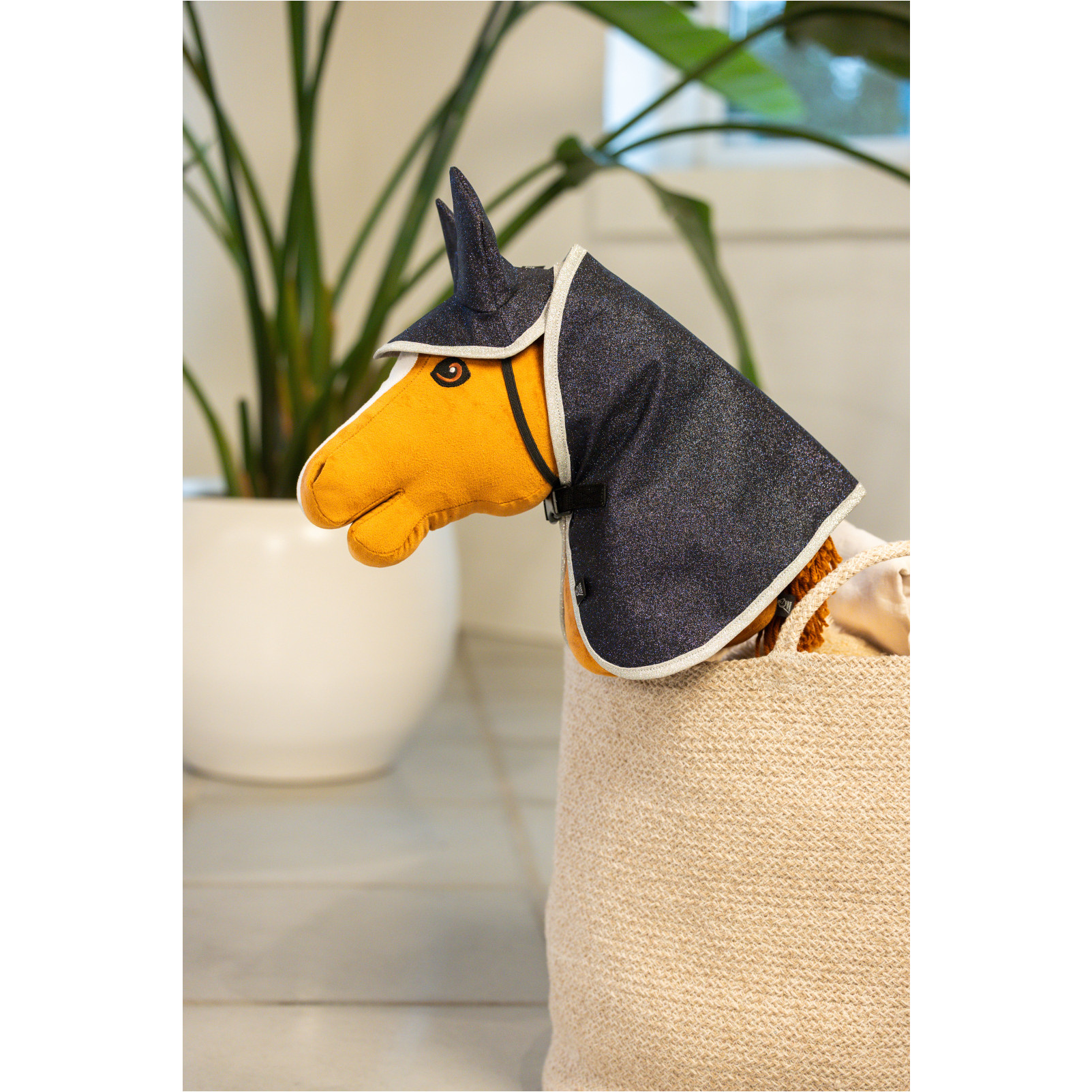 Spielzeugset Decke mit Fliegenhaube marineblau glitter Spielzeugset Decke mit Fliegenhaube marineblau glitter