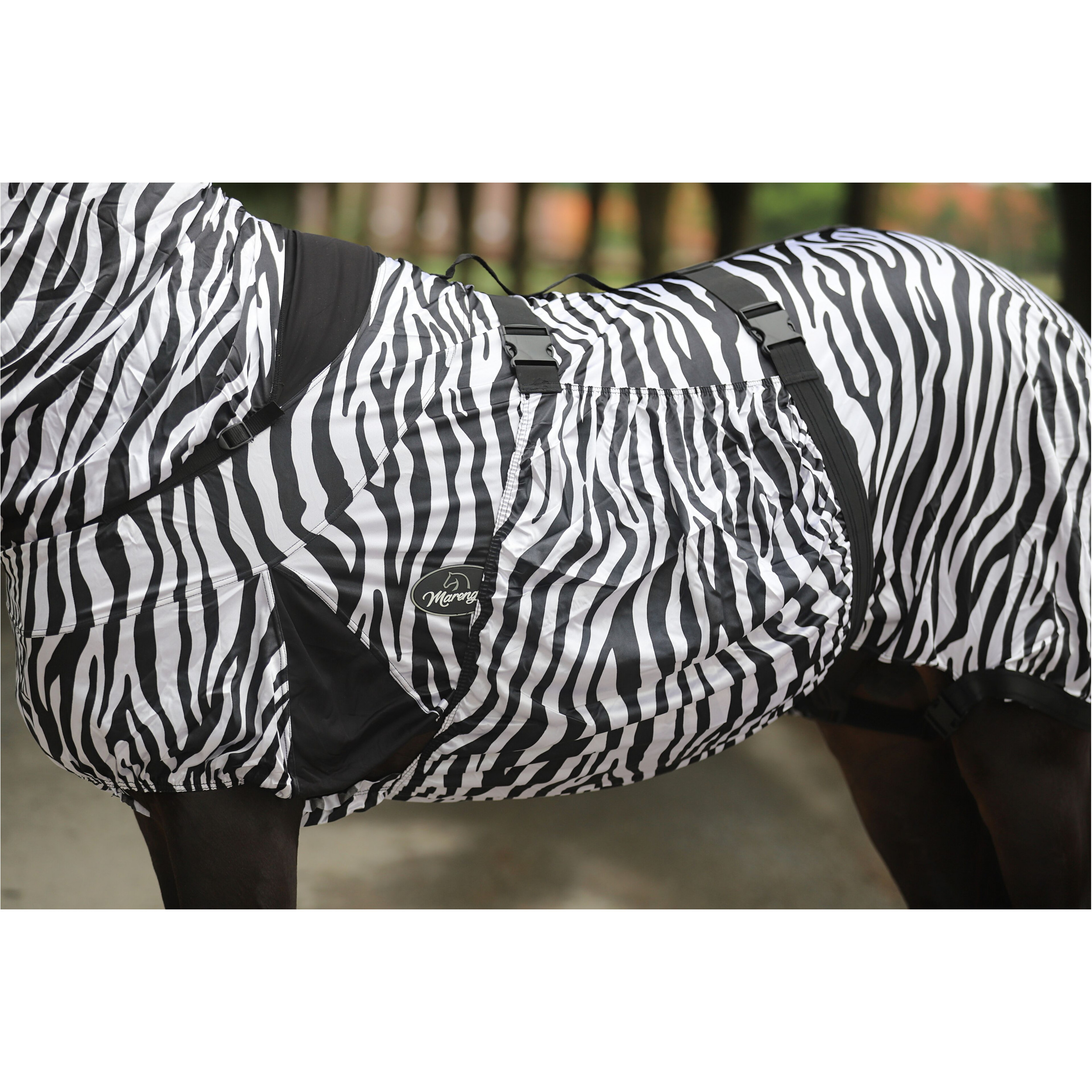 Ekzemerdecke ZEBRA schwarz/weiß