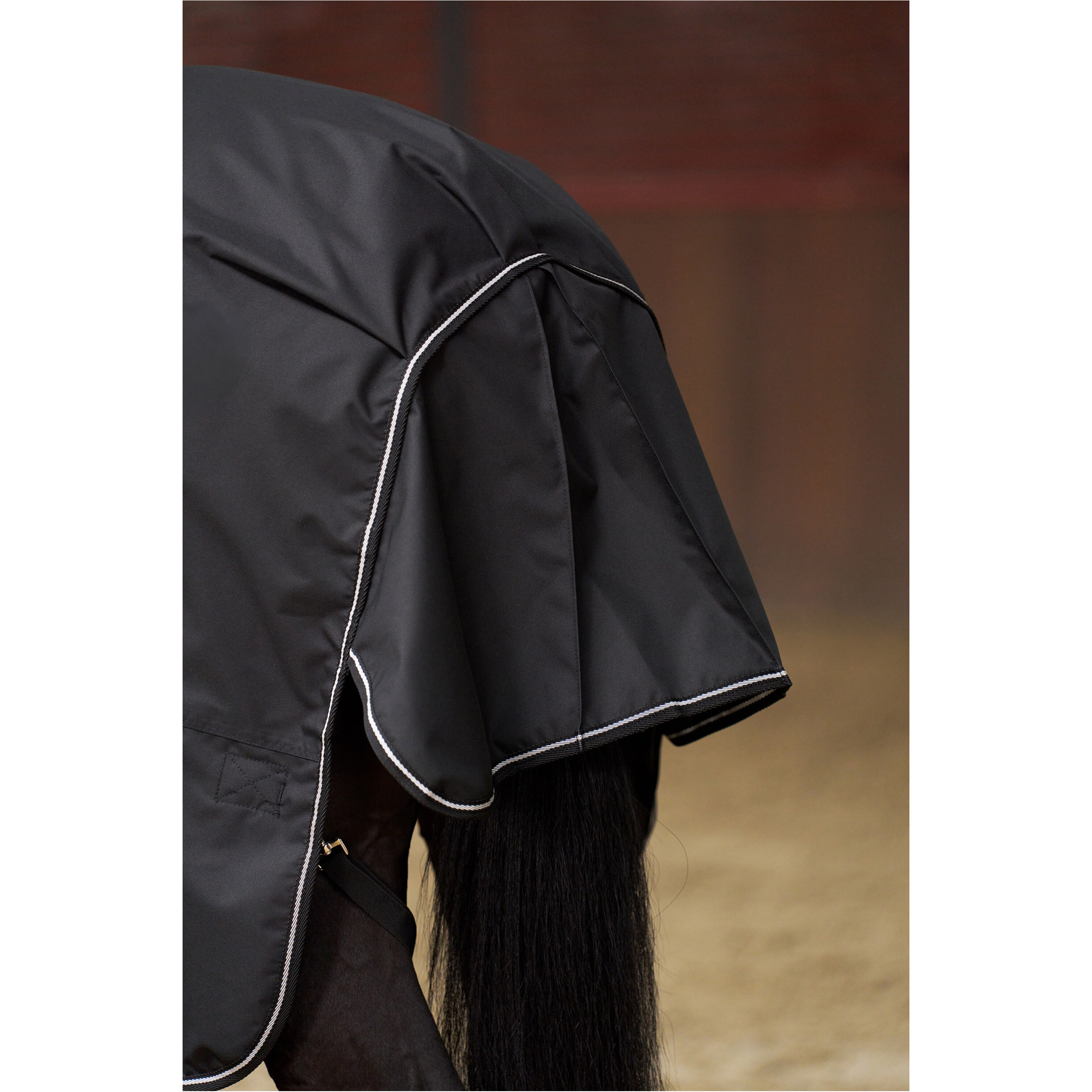 Outdoordecke mit Halsteil (abnehmbar) 600D IRHBasic schwarz