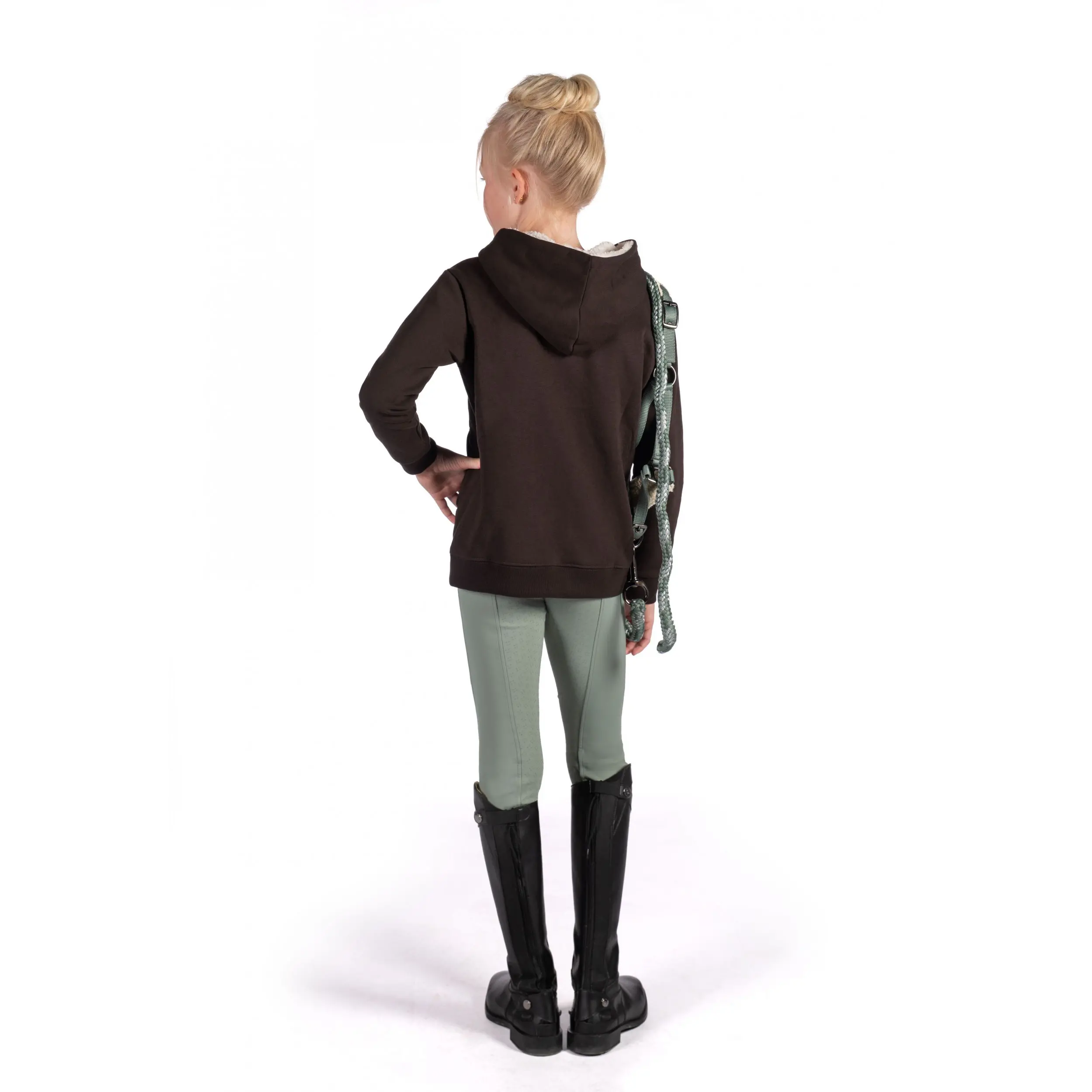 Kinder Sweatjacke MIA dunkelbraun Kinder Sweatjacke MIA dunkelbraun