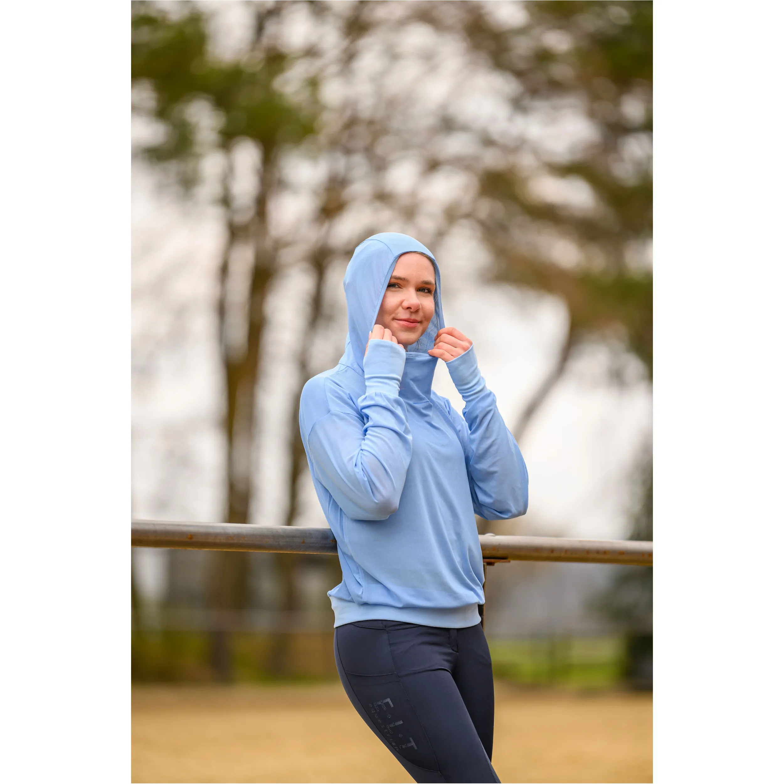 Damen Fliegenschutz-Hoody RUBY blaugrau