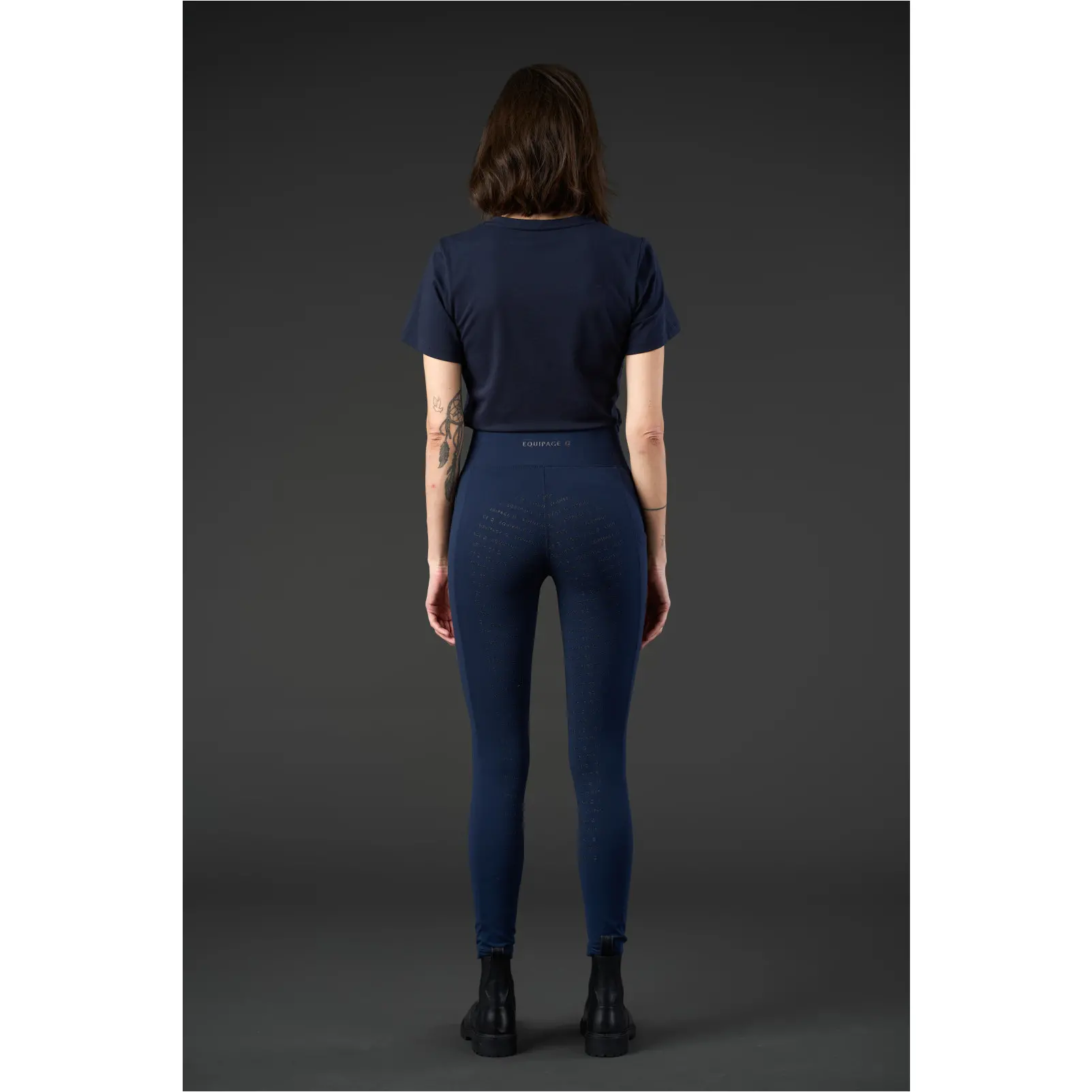 Damen Reitleggings Silikon Vollbesatz TAWNY navy Damen Reitleggings Silikon Vollbesatz TAWNY navy