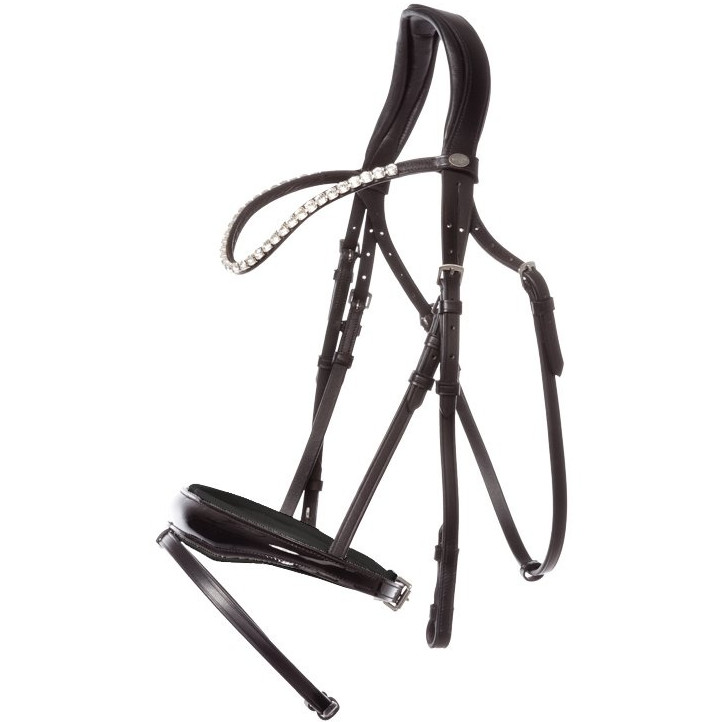 Trensenzaum englisch kombiniert JULIANA schwarz