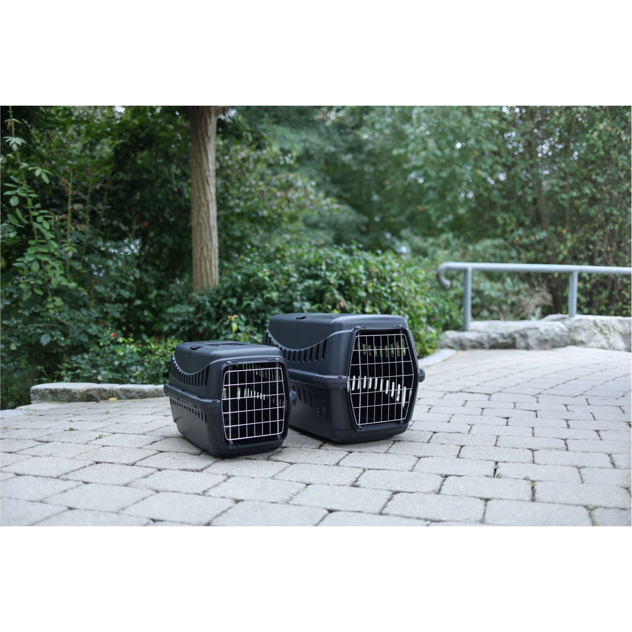 Transportbox EXPEDION ECO mit Metalltüre schwarz