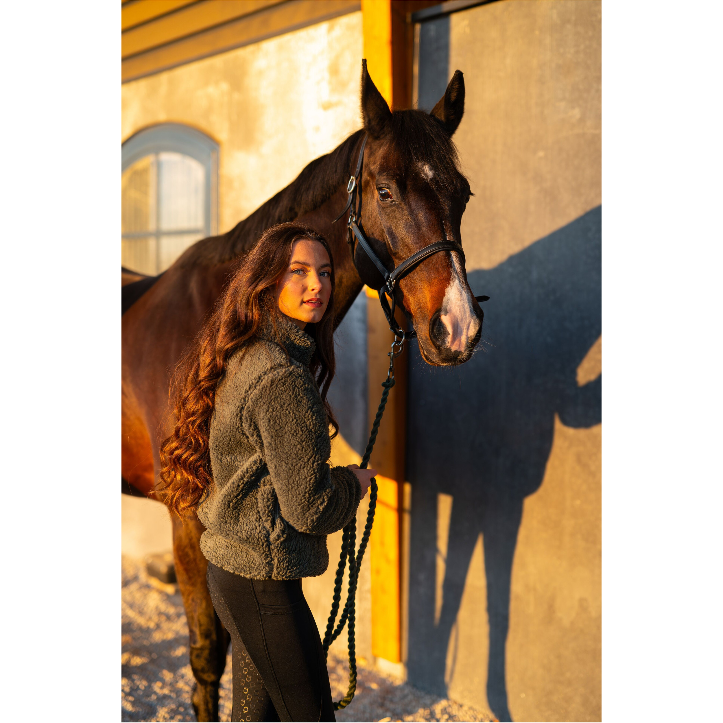 Kinder Teddy Reitjacke JOELLE forest Kinder Teddy Reitjacke JOELLE forest