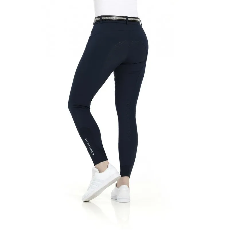 Damen Reithose Silikon Vollbesatz GIZEL marineblau