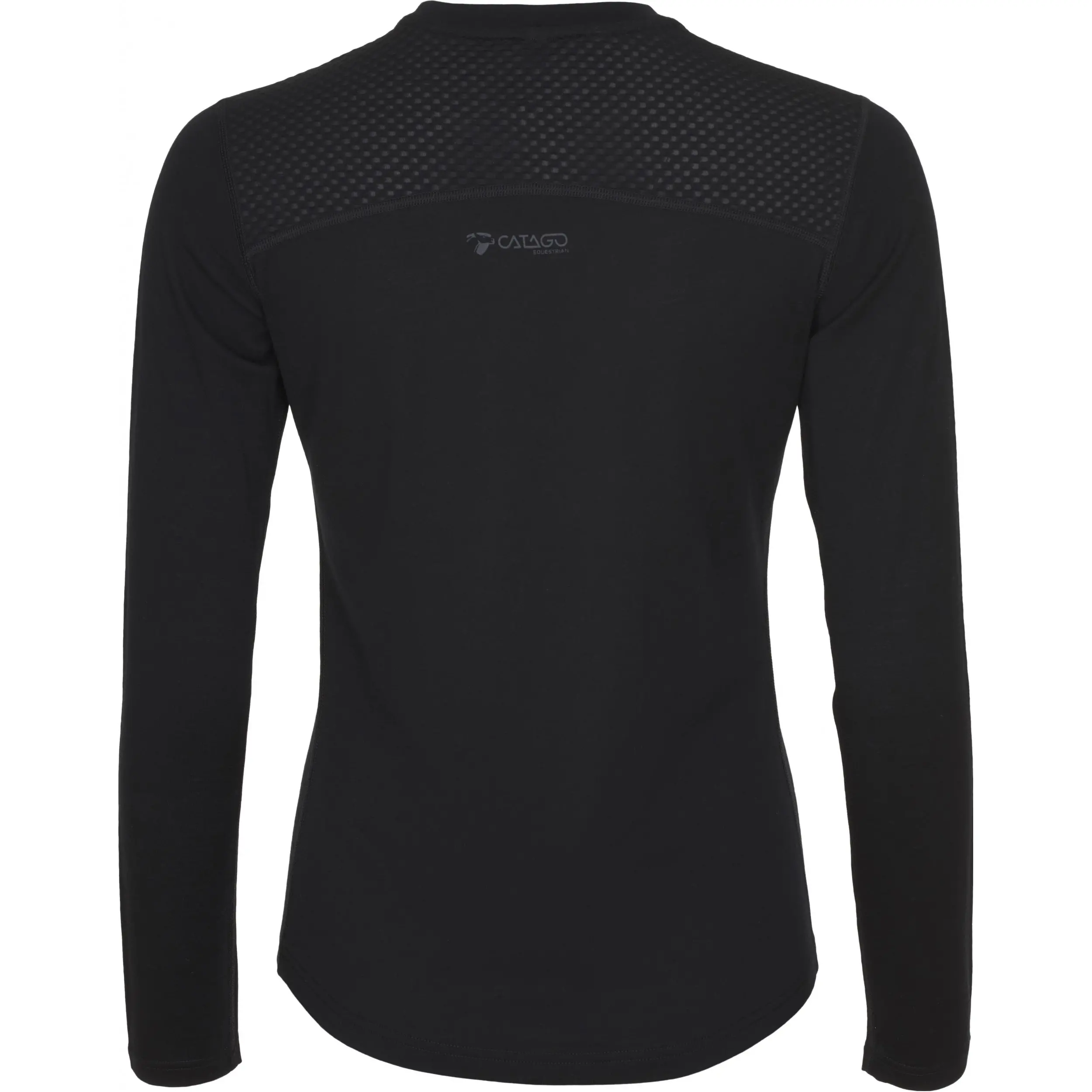 Damen Langarmshirt MIA Merino schwarz