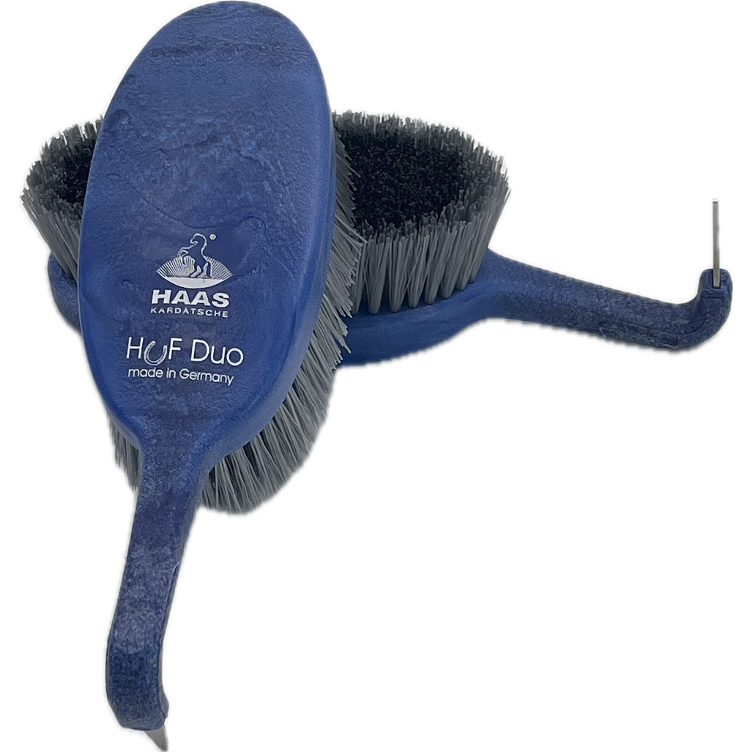 Hufkratzer und Bürste HUF DUO AZZURO jeansblau