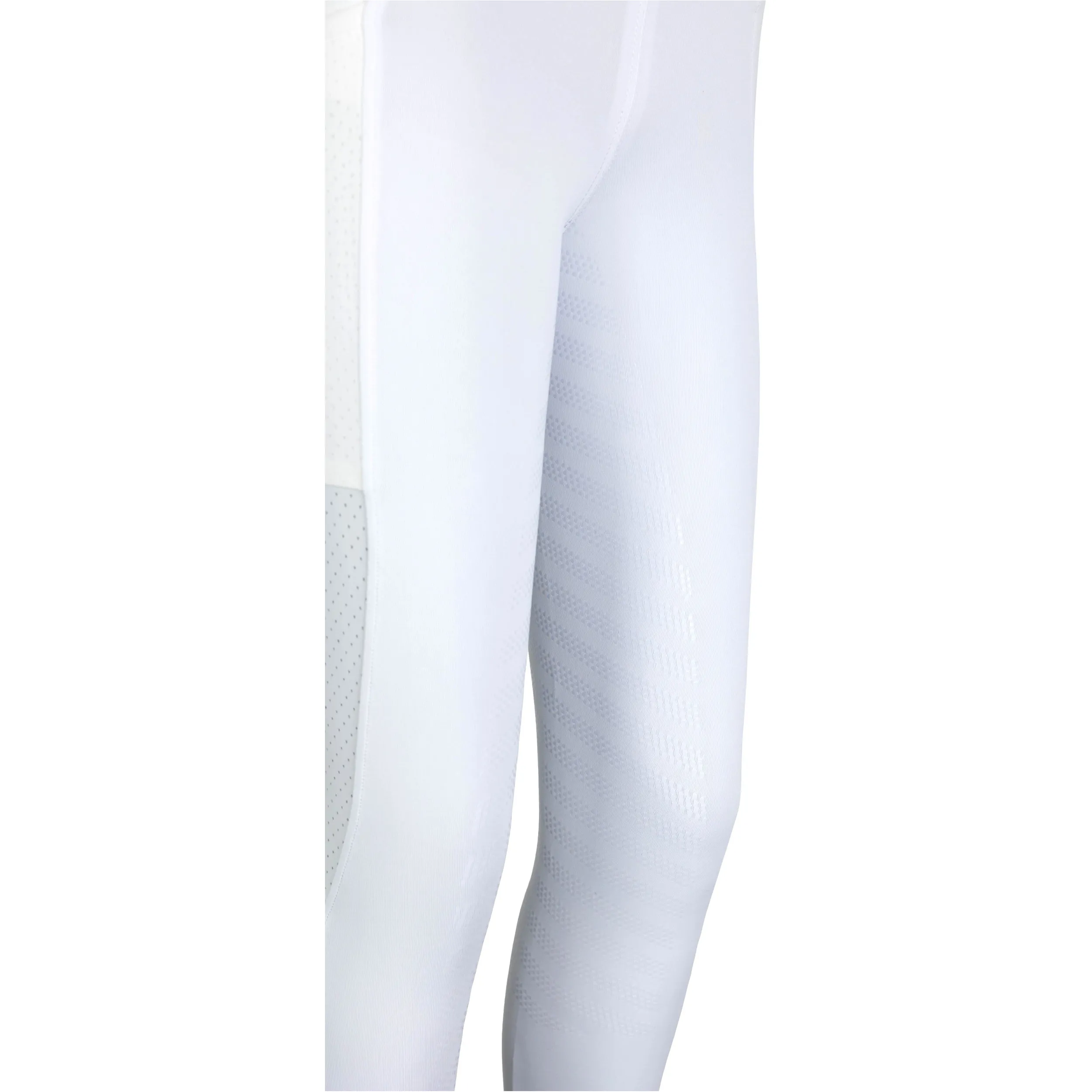 Sommer Damen Reitleggings Silikon Vollbesatz LEA weiß