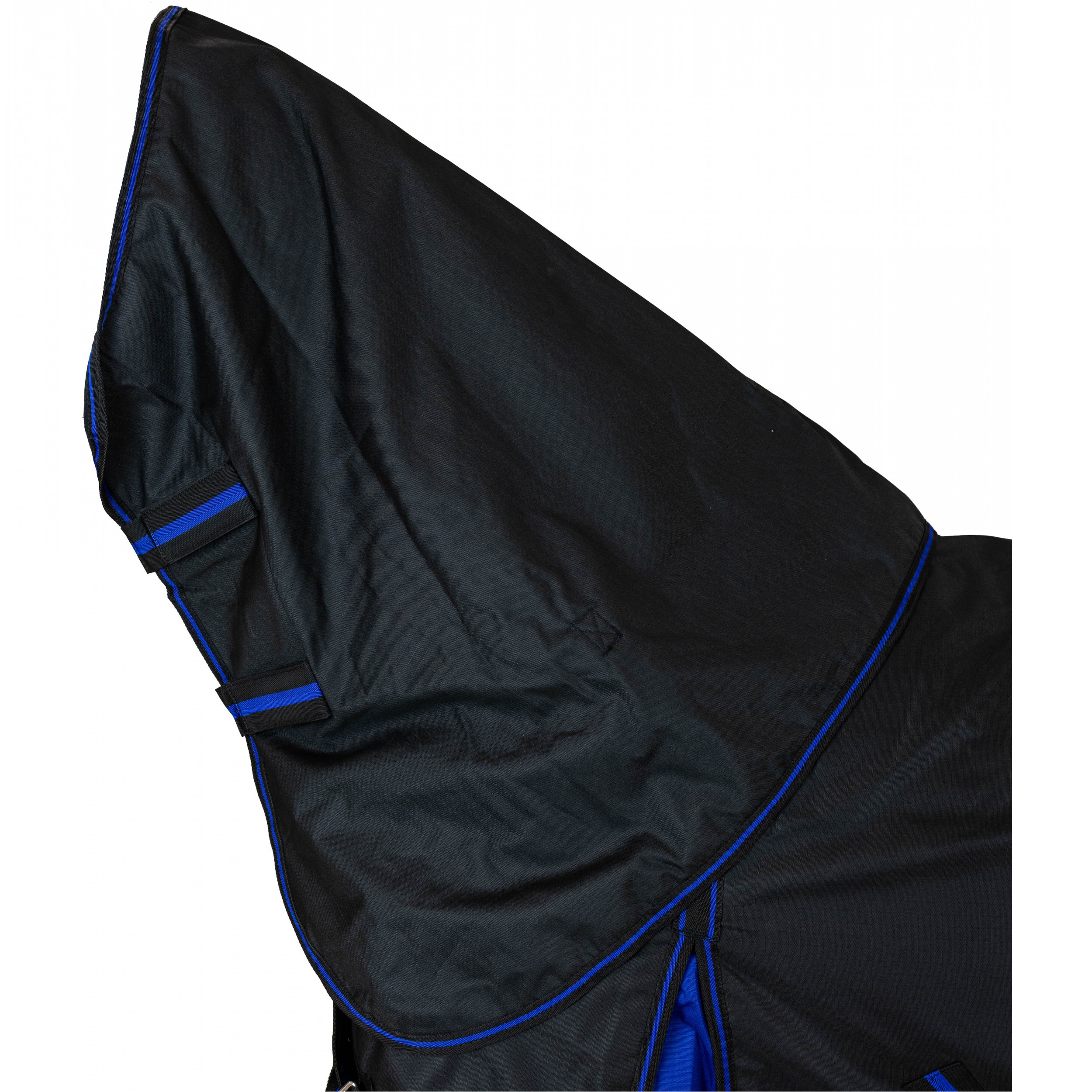 Winterdecke Full Neck 100g Füllung 600D BASICLINE schwarz/royalblau