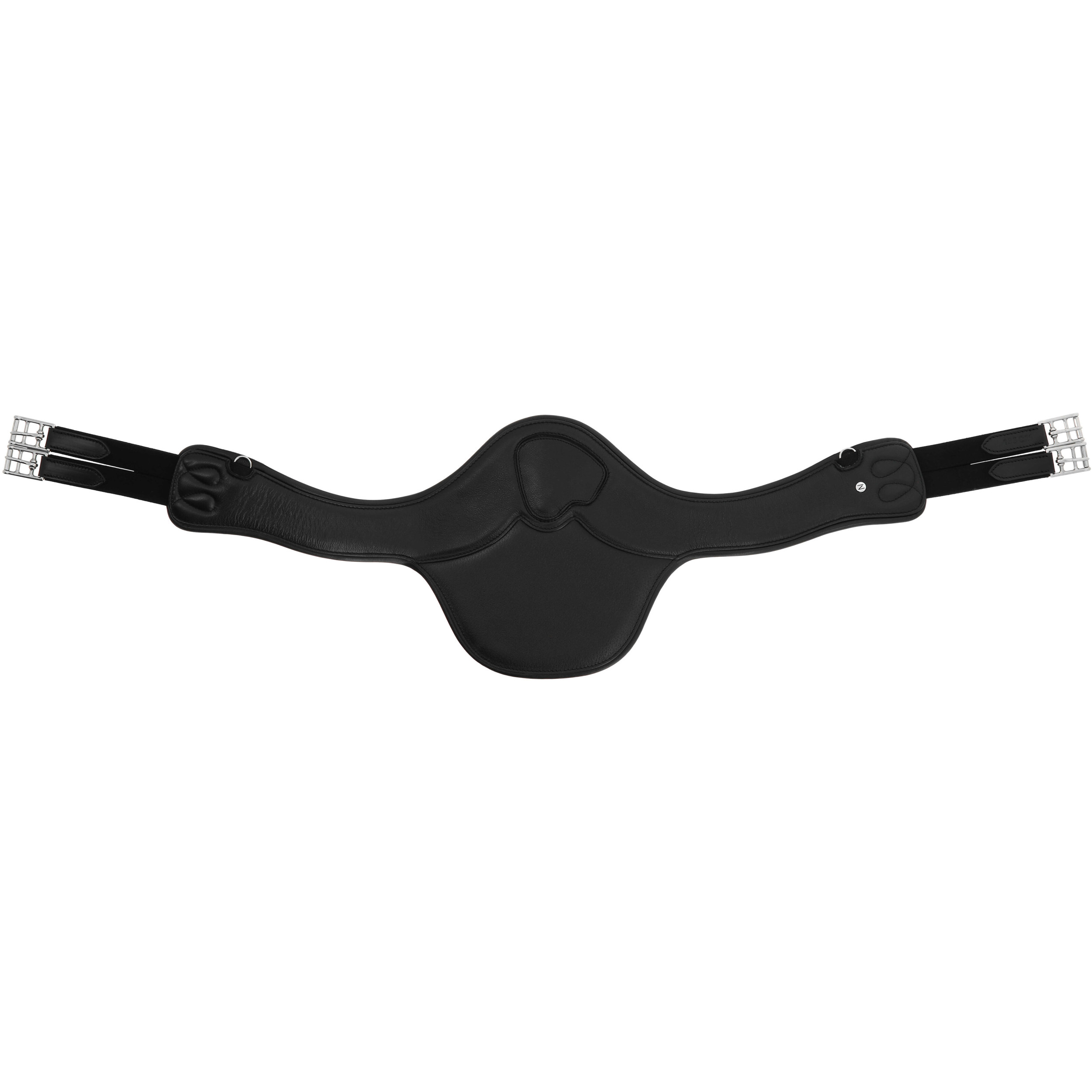 Sattelgurt mit Bauchlatz PROTEC schwarz