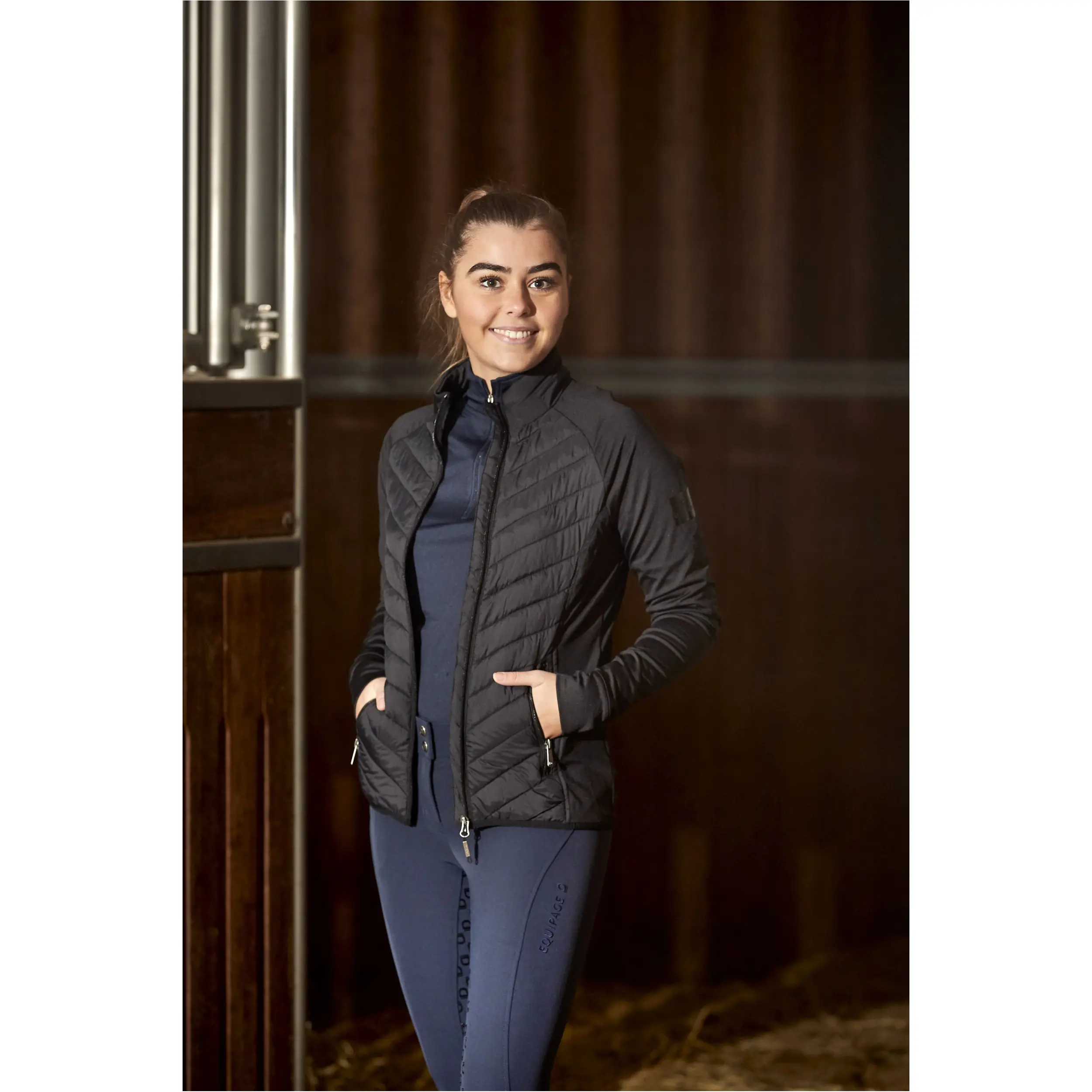 Damen Steppjacke CANON schwarz