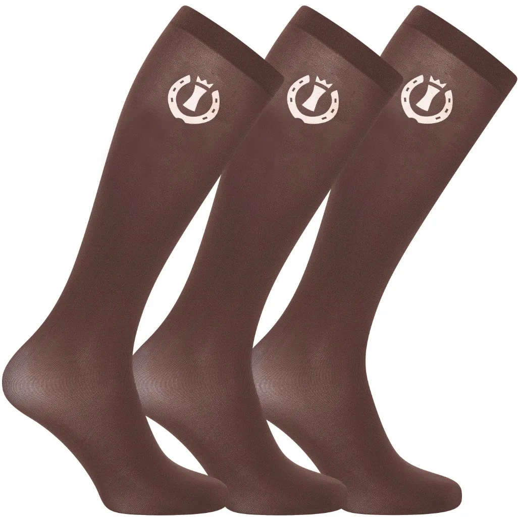Damen Reitsocken (3er Set) IRHOlania braun