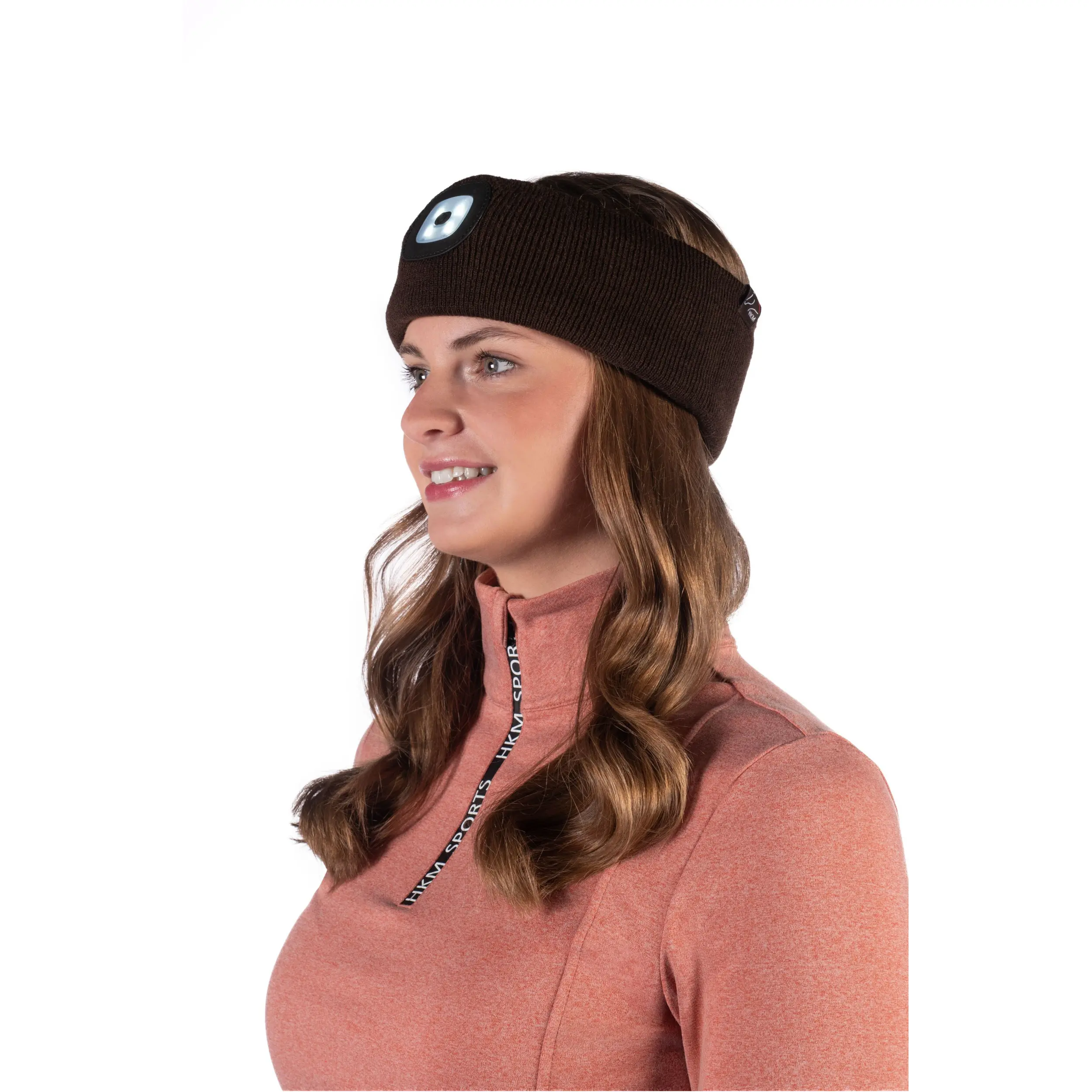 Winter Stirnband mit Licht HONEY dunkelbraun Winter Stirnband mit Licht HONEY dunkelbraun