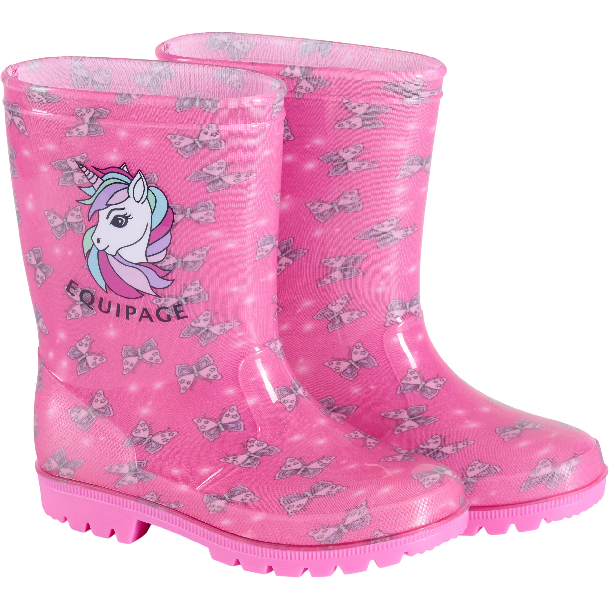Kinder Gummistiefel BUTTERFLY phlox pink
