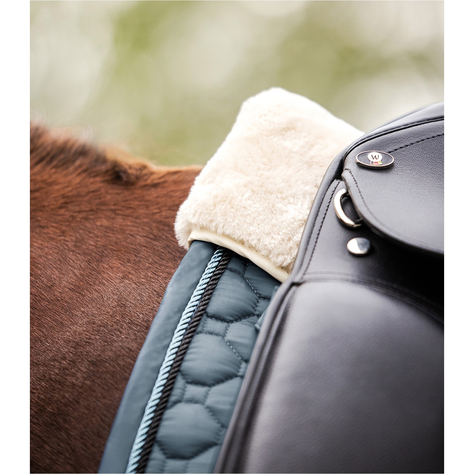 Schabracke PEGASUS kreideblau