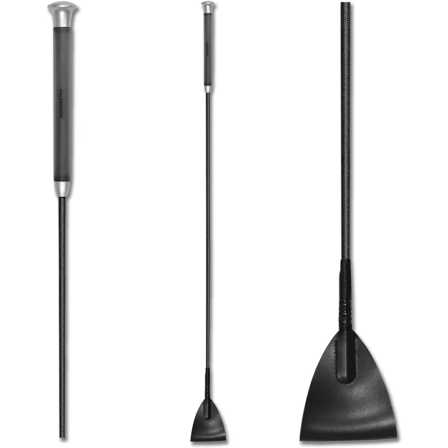 Springgerte mit Gelgriff schwarz Springgerte mit Gelgriff schwarz