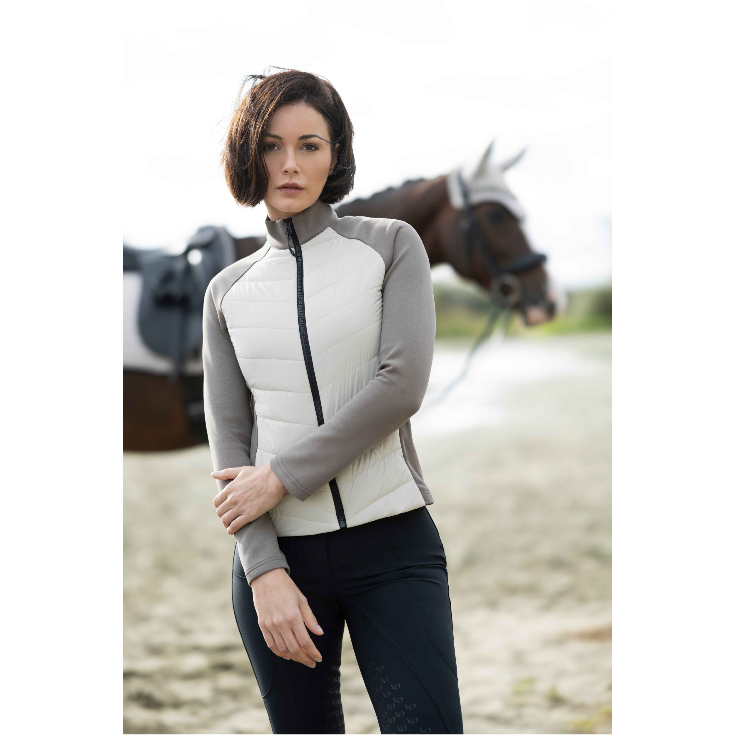 Damen Steppjacke AMALFI beige/taupe
