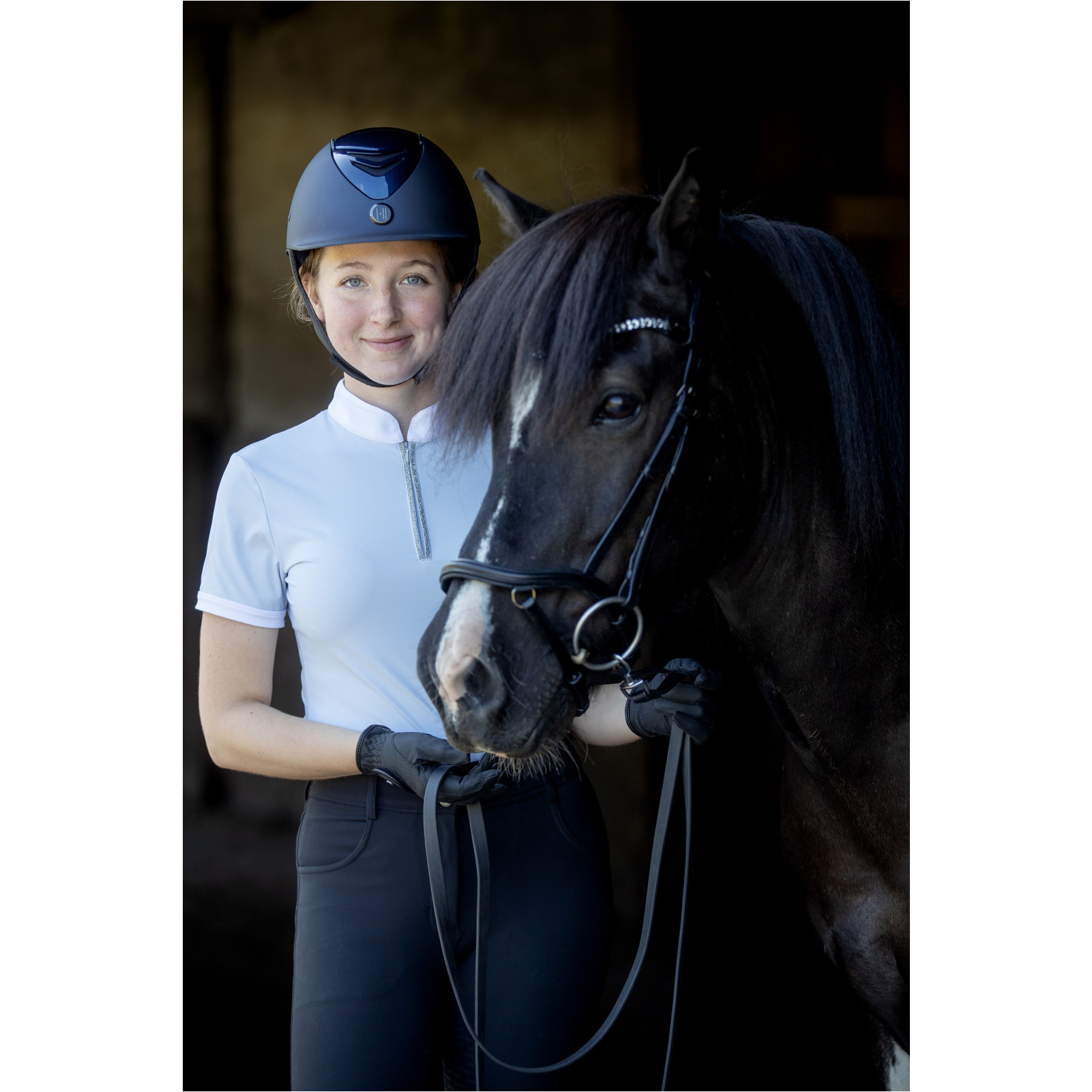 Damen Showshirt Kurzarm NICE xenon blue