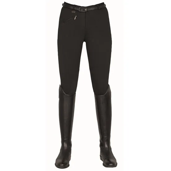 Kinder Reithose Kniebesatz PENNY EASY schwarz