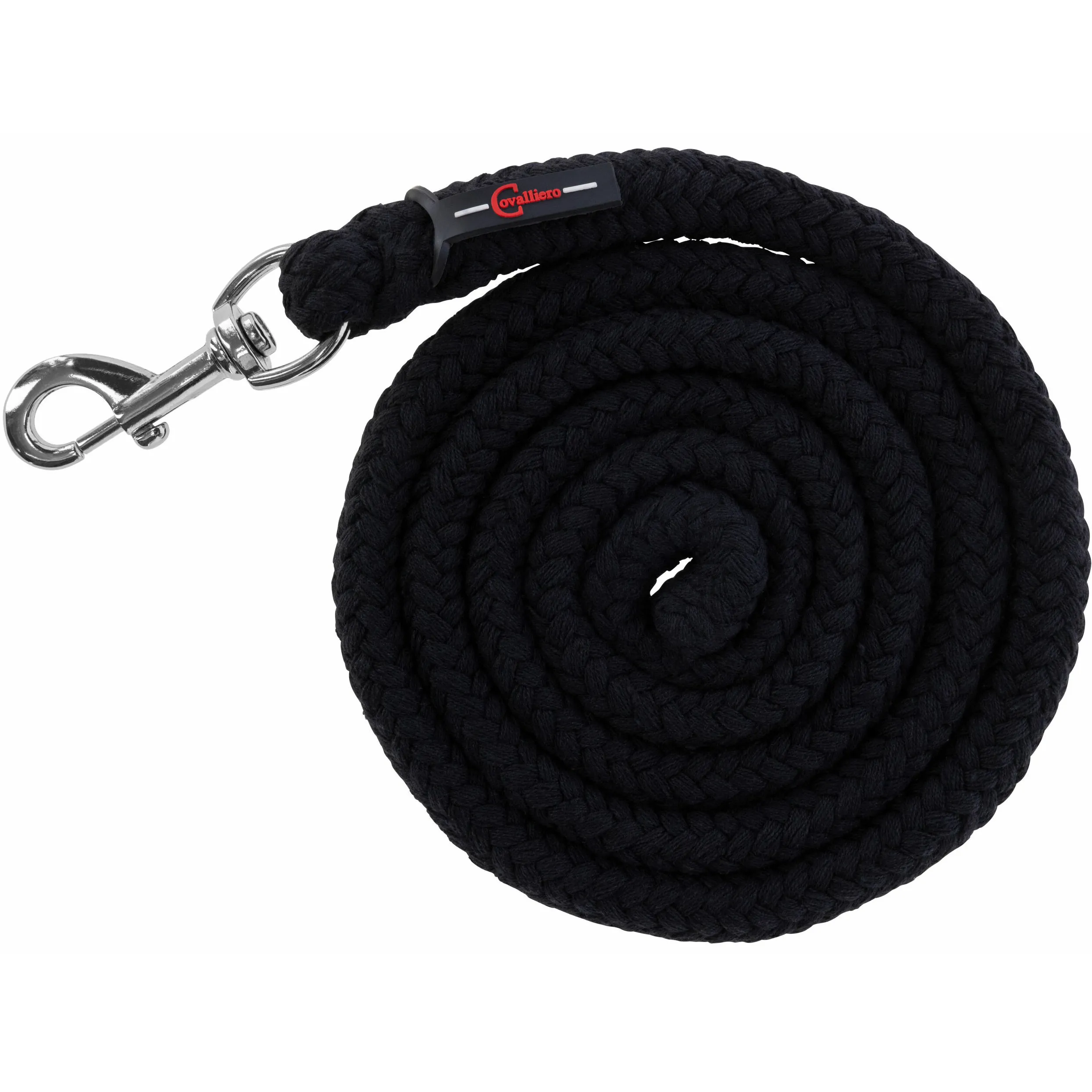 Führstrick mit Karabinerhaken DORIA black