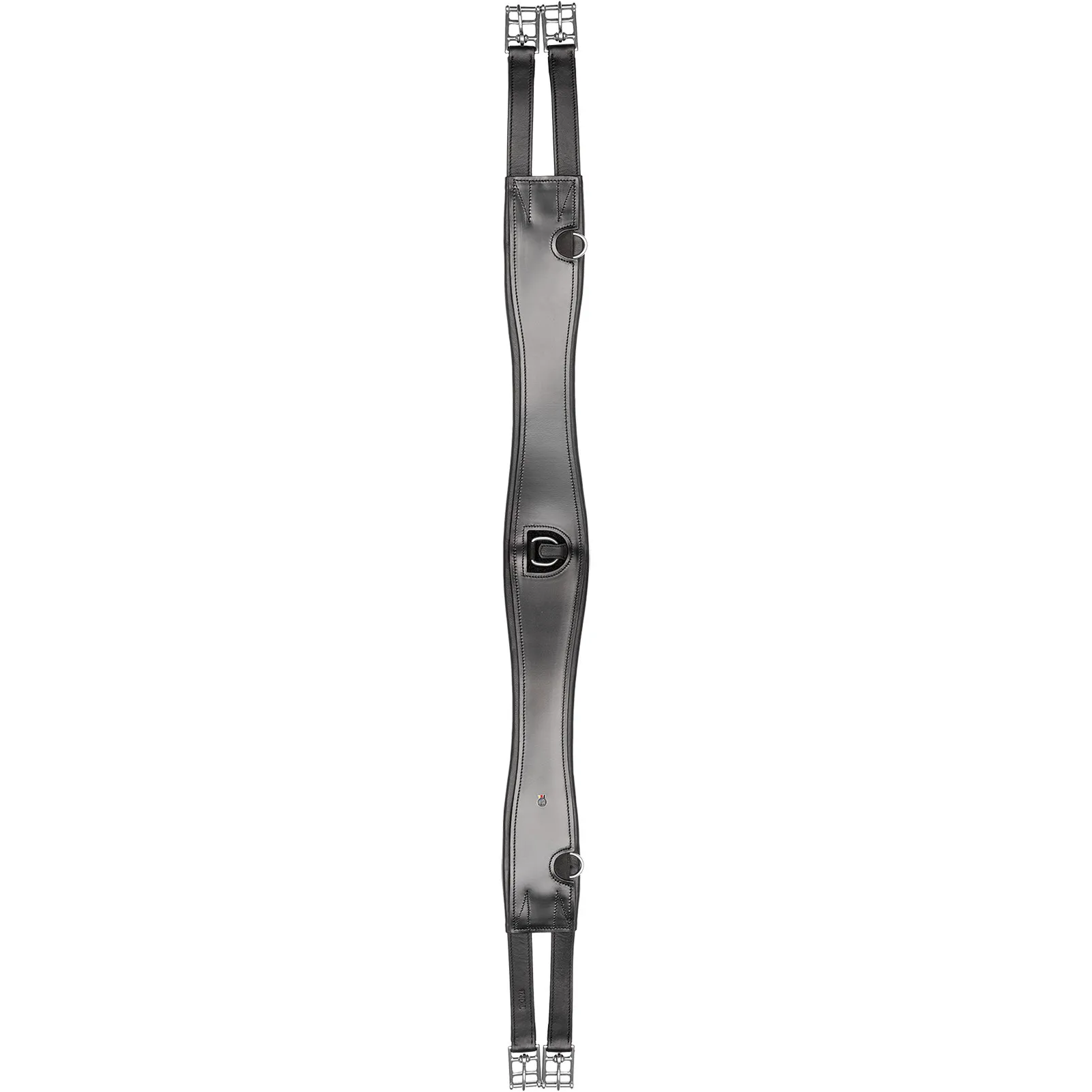 Ledersattelgurt SLEEK schwarz