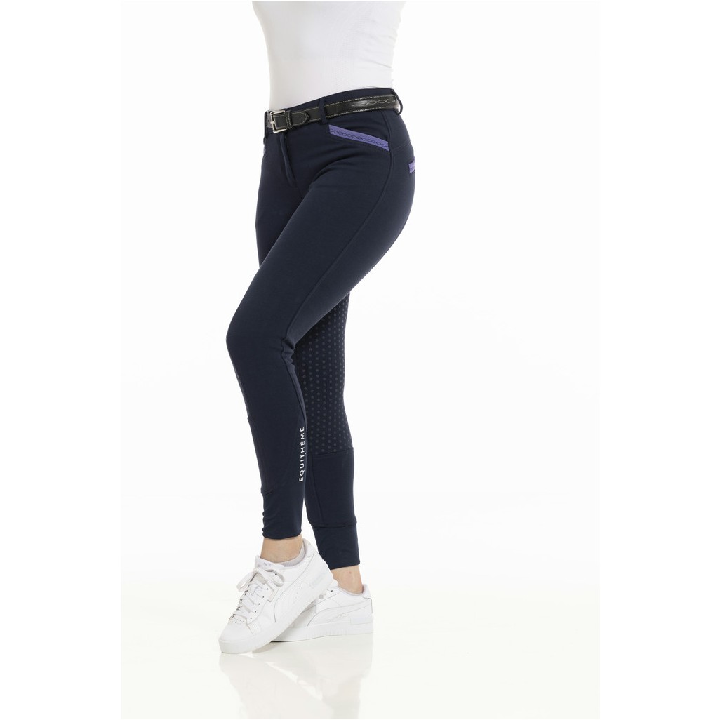 Damen Reithose Silikon Vollbesatz KYLIE marineblau